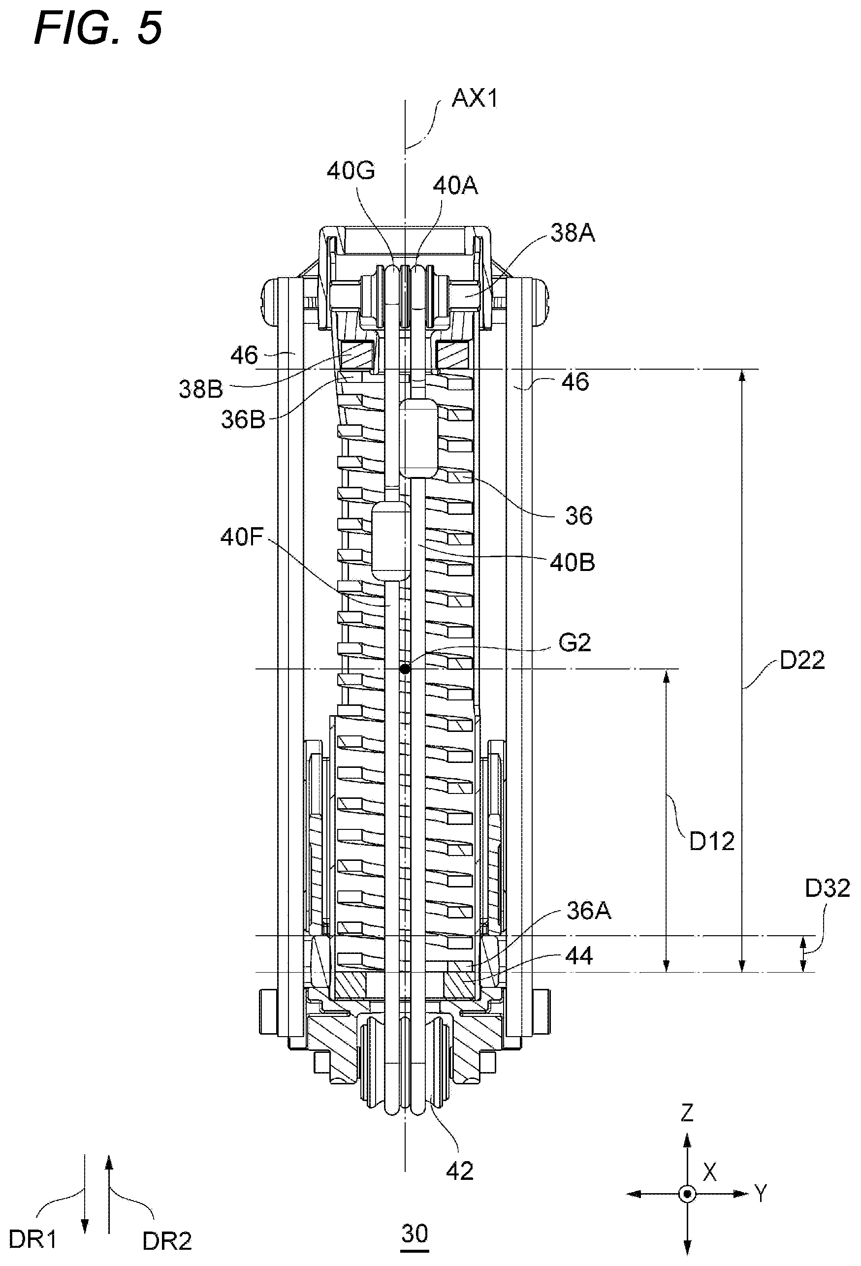 Patent US12103150 Figure 5 – Driving tool