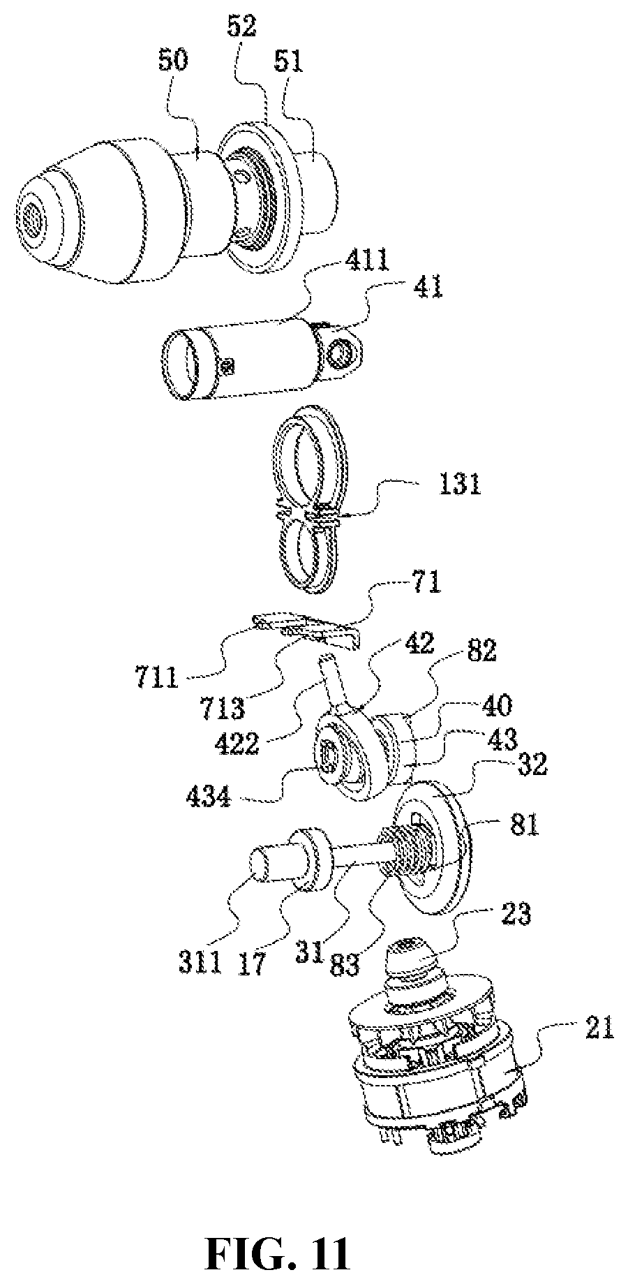 Patent US12103155 Figure 8 – Electric hammer