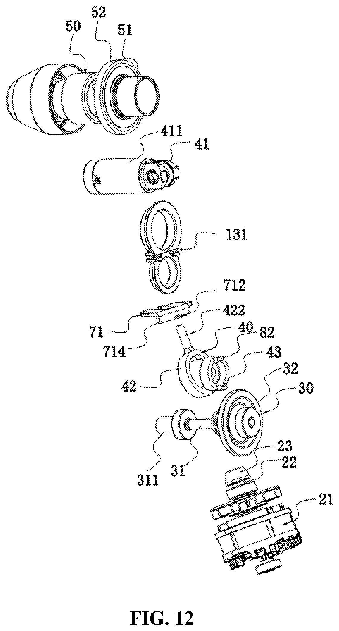 Patent US12103155 Figure 9 – Electric hammer