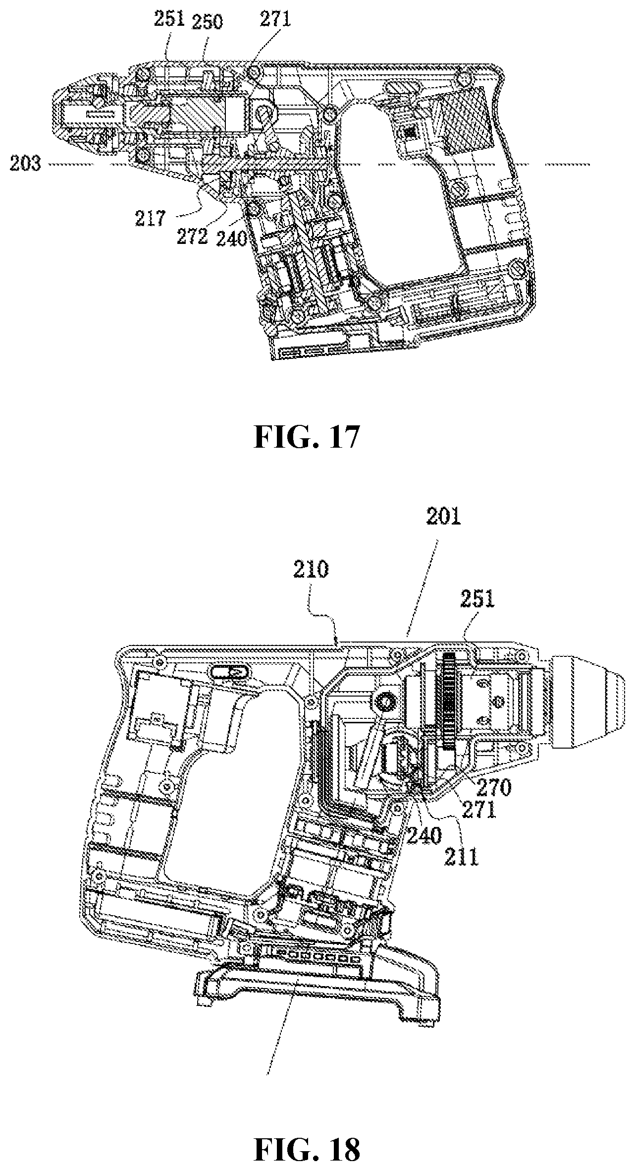 Patent US12103155 Figure 12 – Electric hammer
