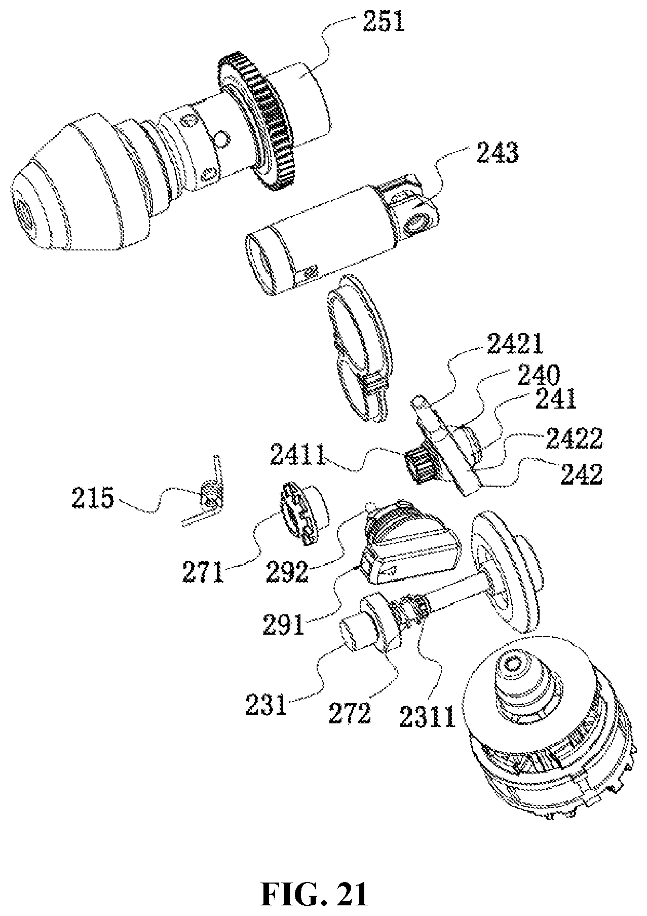 Patent US12103155 Figure 14 – Electric hammer