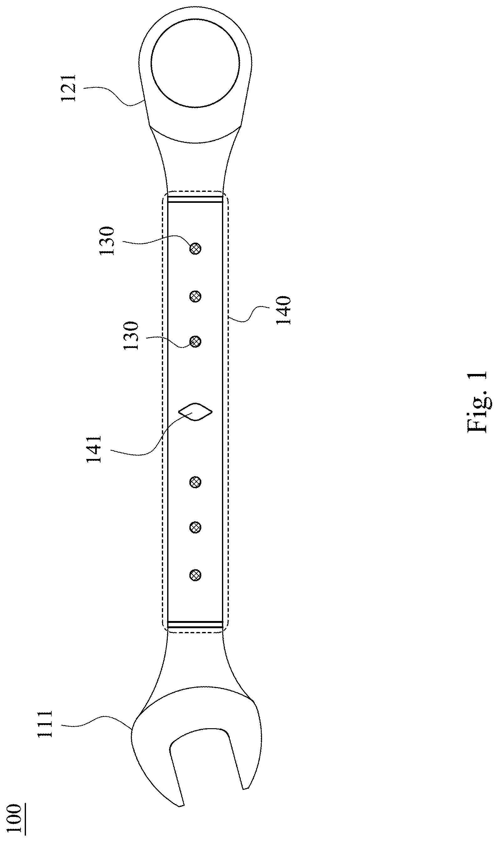 Patent US12103157 Figure 1 – Hand tool