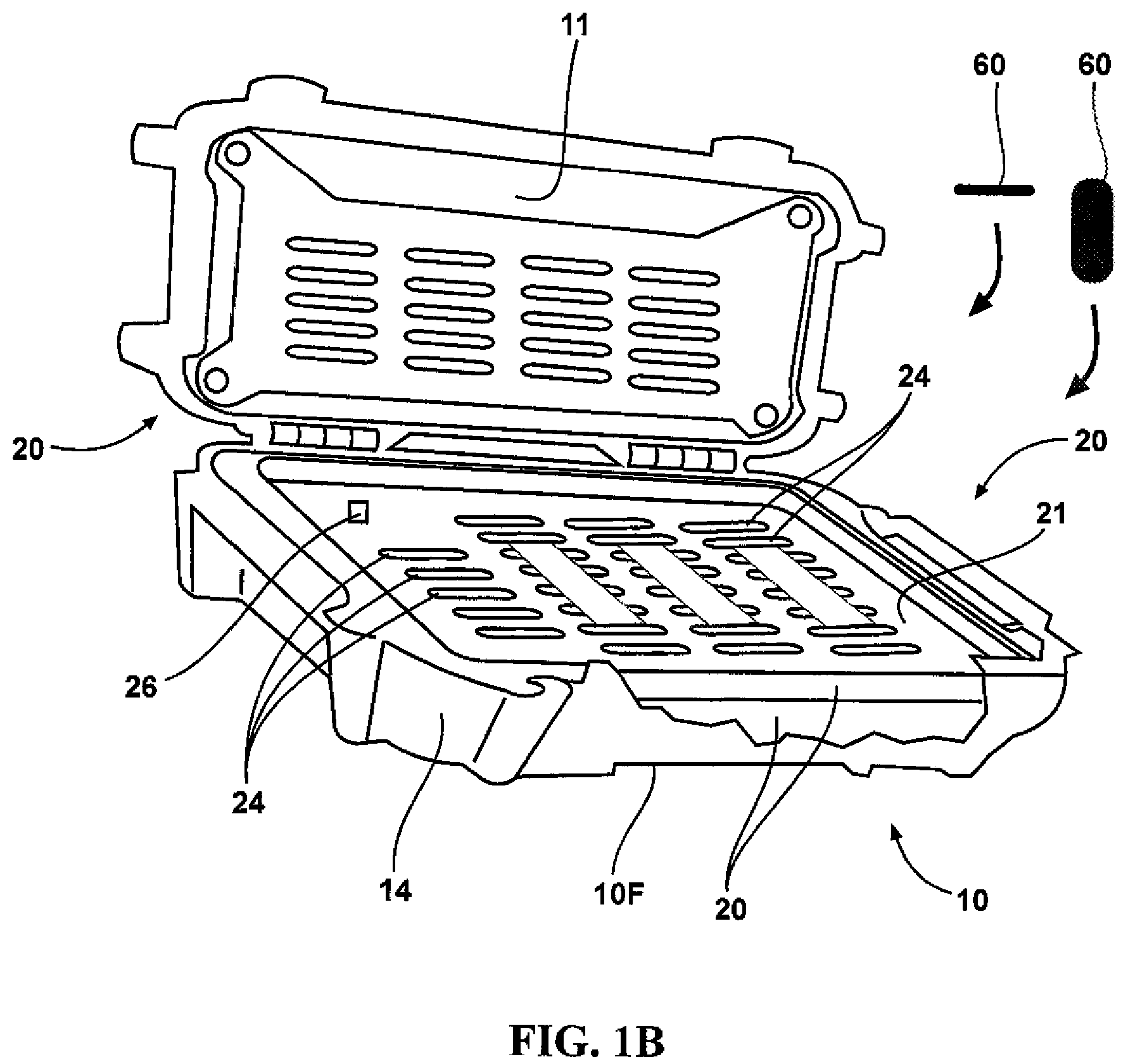 Patent US12103159 Figure 2 – Tool box having vertically stackable trays and vertically stackable trays therefore