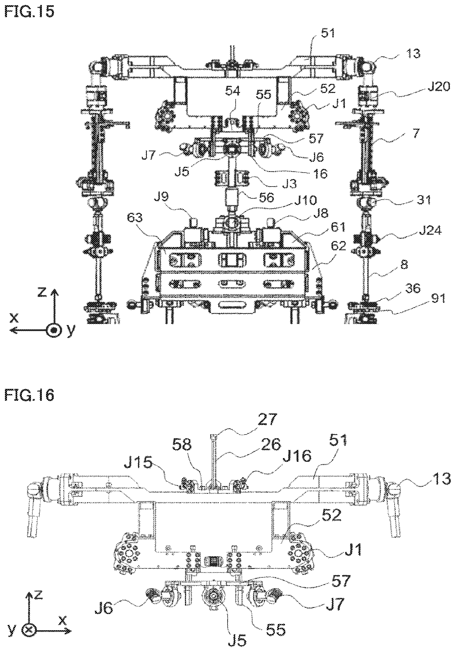 Patent US12103160 Figure 15 – Rotation connecting mechanism, robot, robot arm, and robot hand