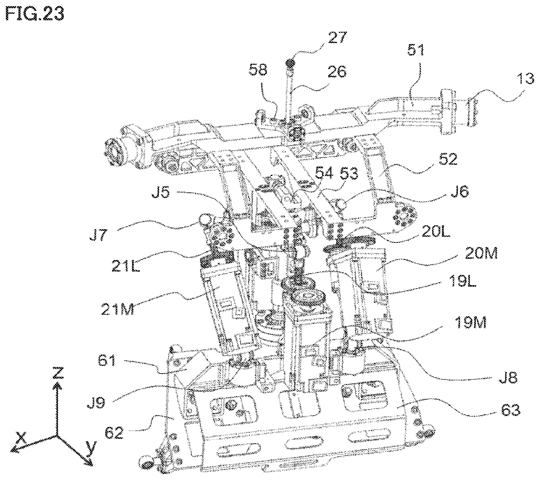 Patent US12103160 Figure 20 – Rotation connecting mechanism, robot, robot arm, and robot hand