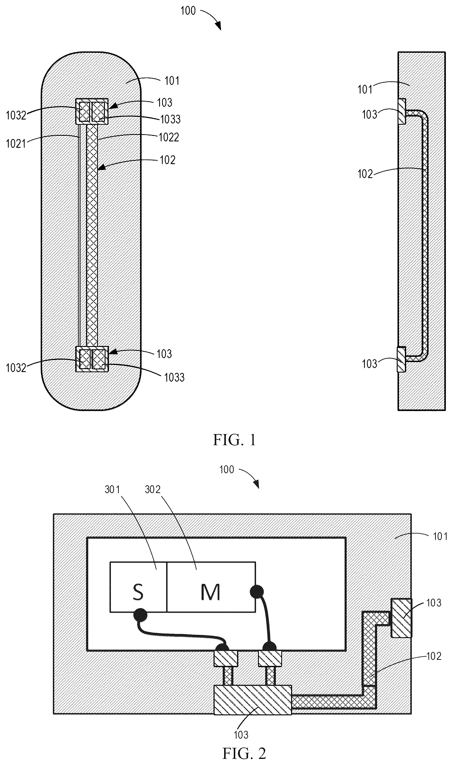 Patent US12103167 Figure 1 – Robot arm link with embedded cables and robot