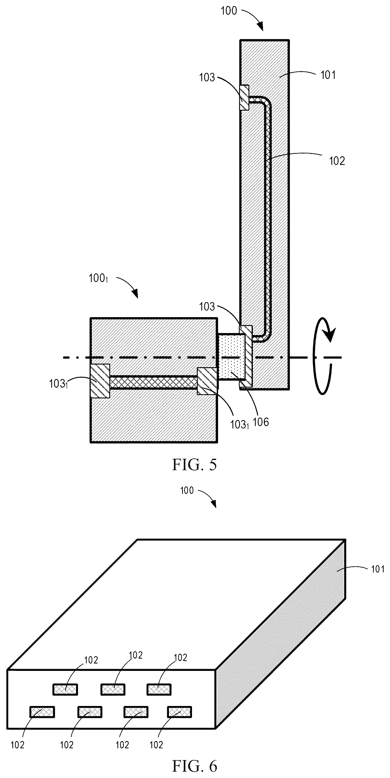 Patent US12103167 Figure 4 – Robot arm link with embedded cables and robot