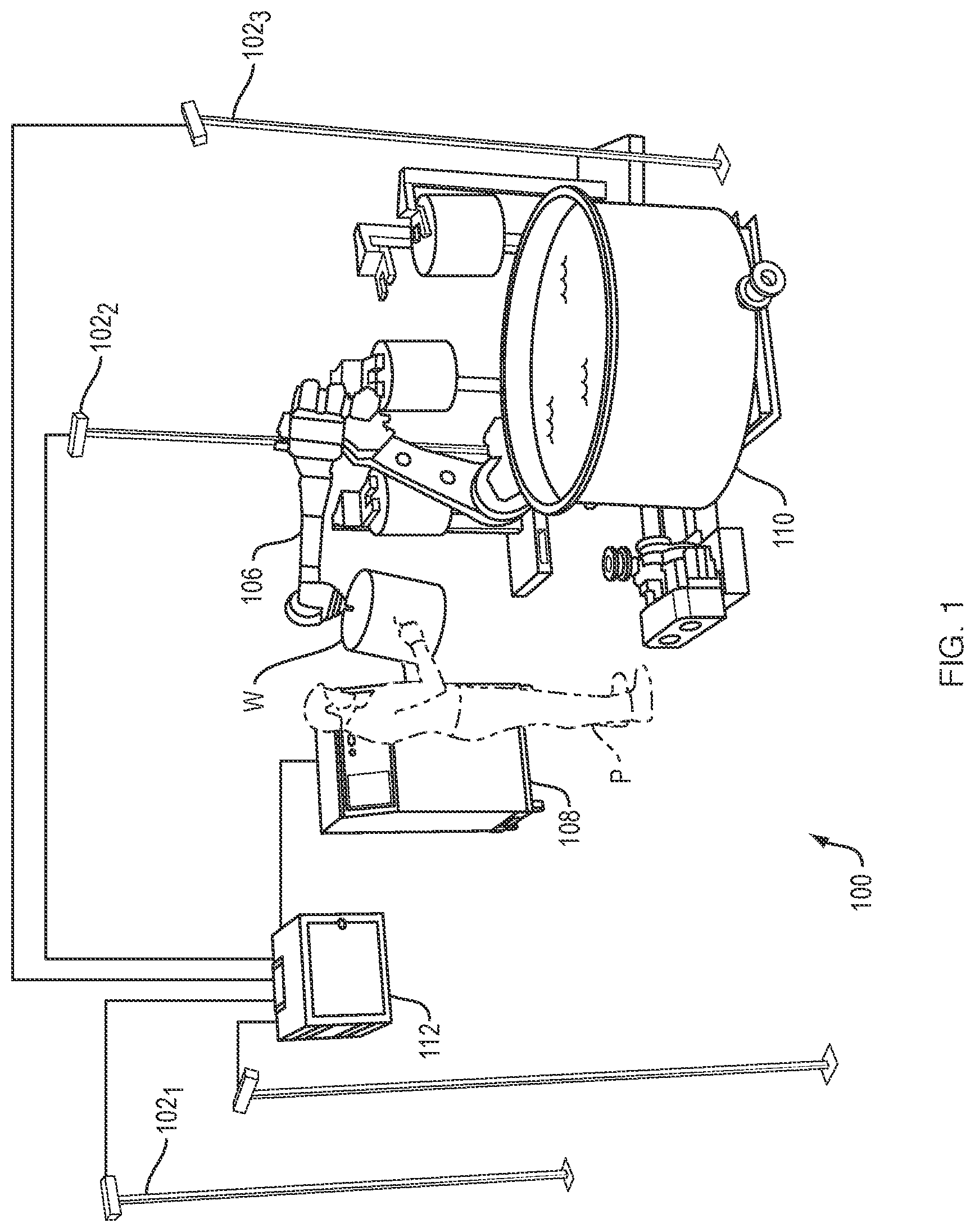 Patent US12103170 Figure 1 – Dynamic, interactive signaling of safety-related conditions in a monitored environment