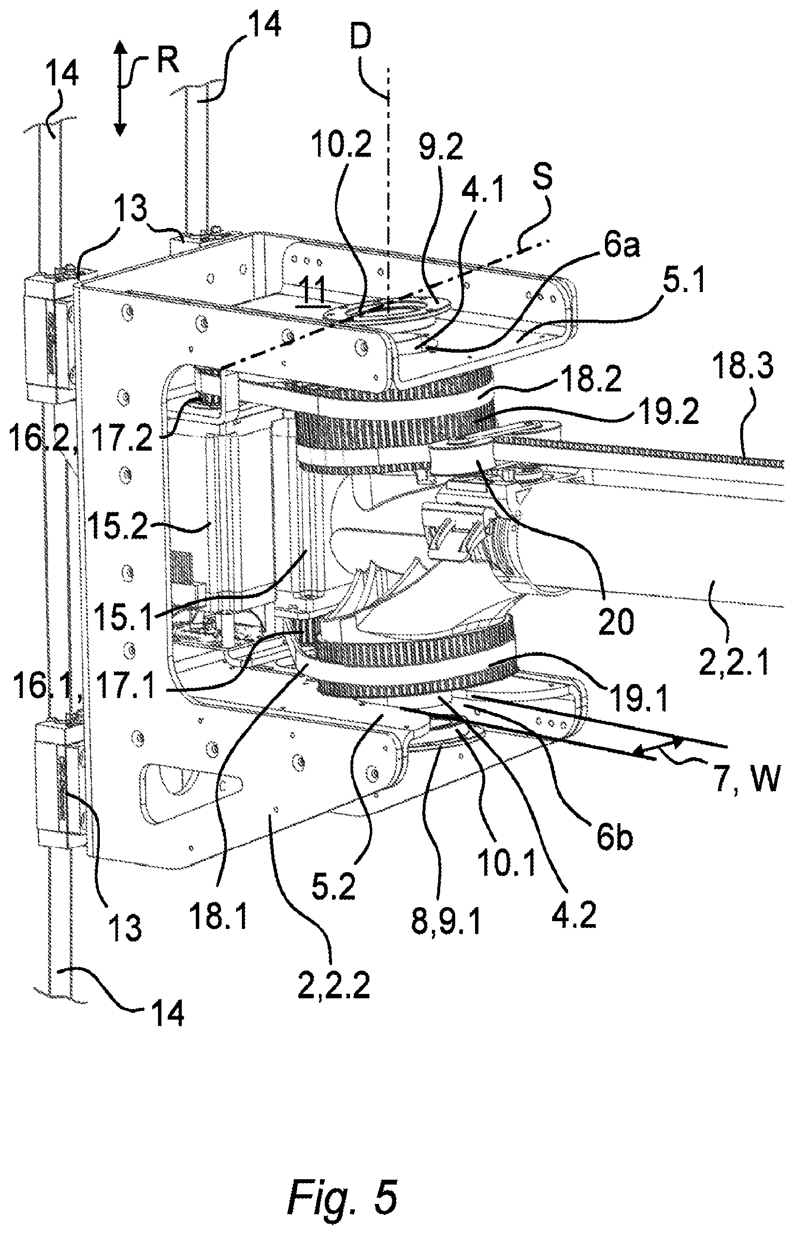 Patent US12103174 Figure 5 – Robot arm and method for assembling a robot arm