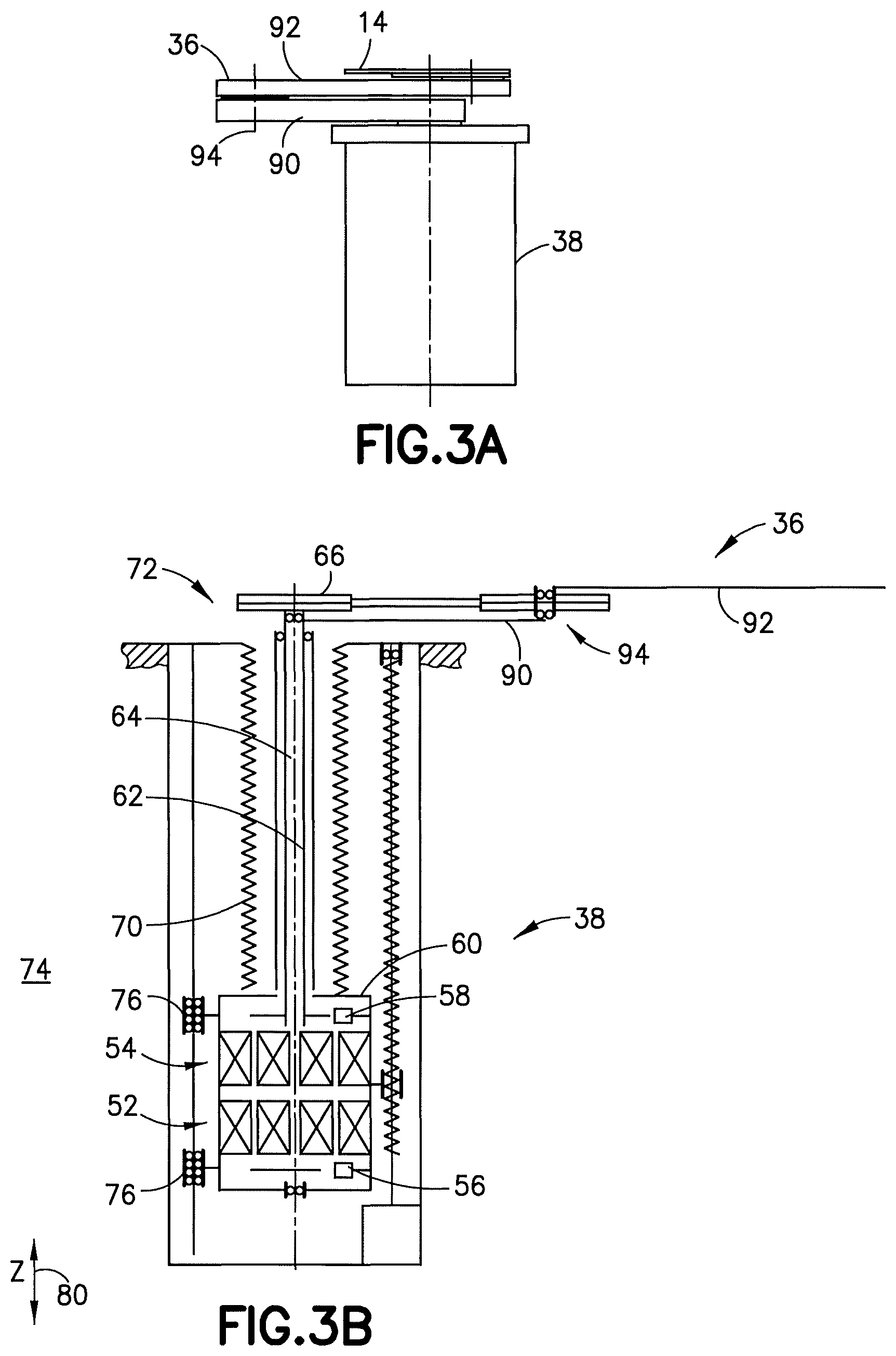 Patent US12103176 Figure 2 – Linear robot with two-link arm