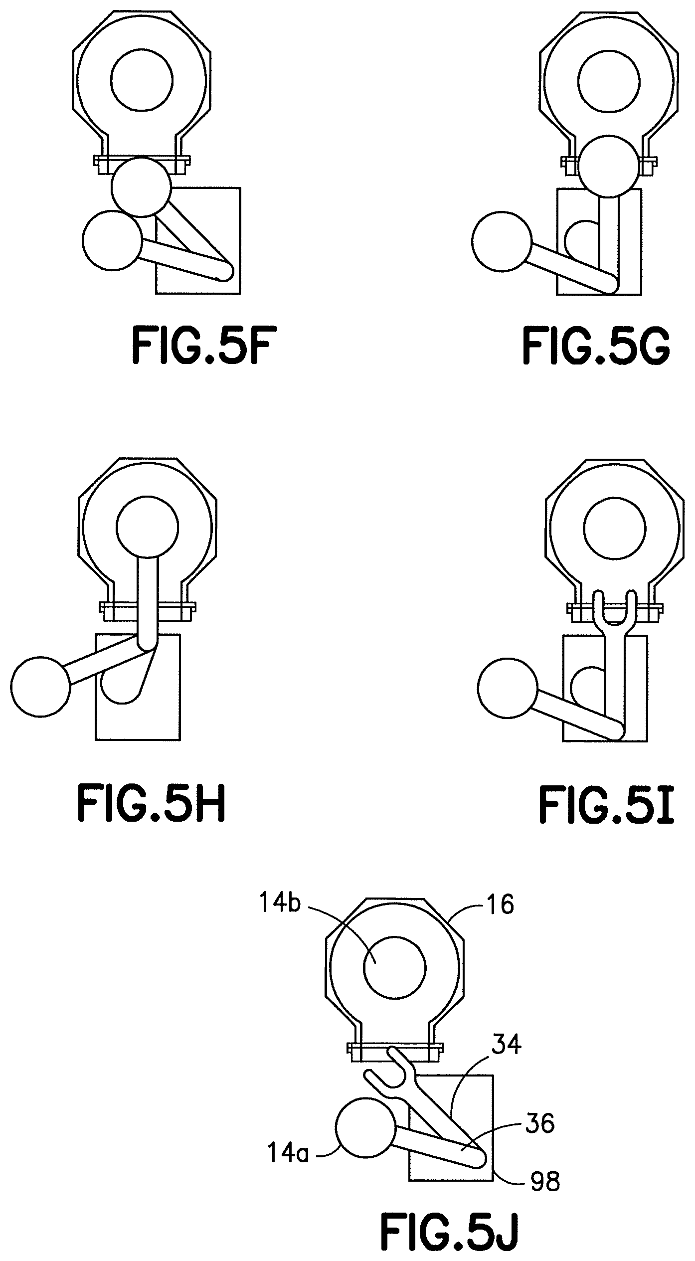 Patent US12103176 Figure 5 – Linear robot with two-link arm