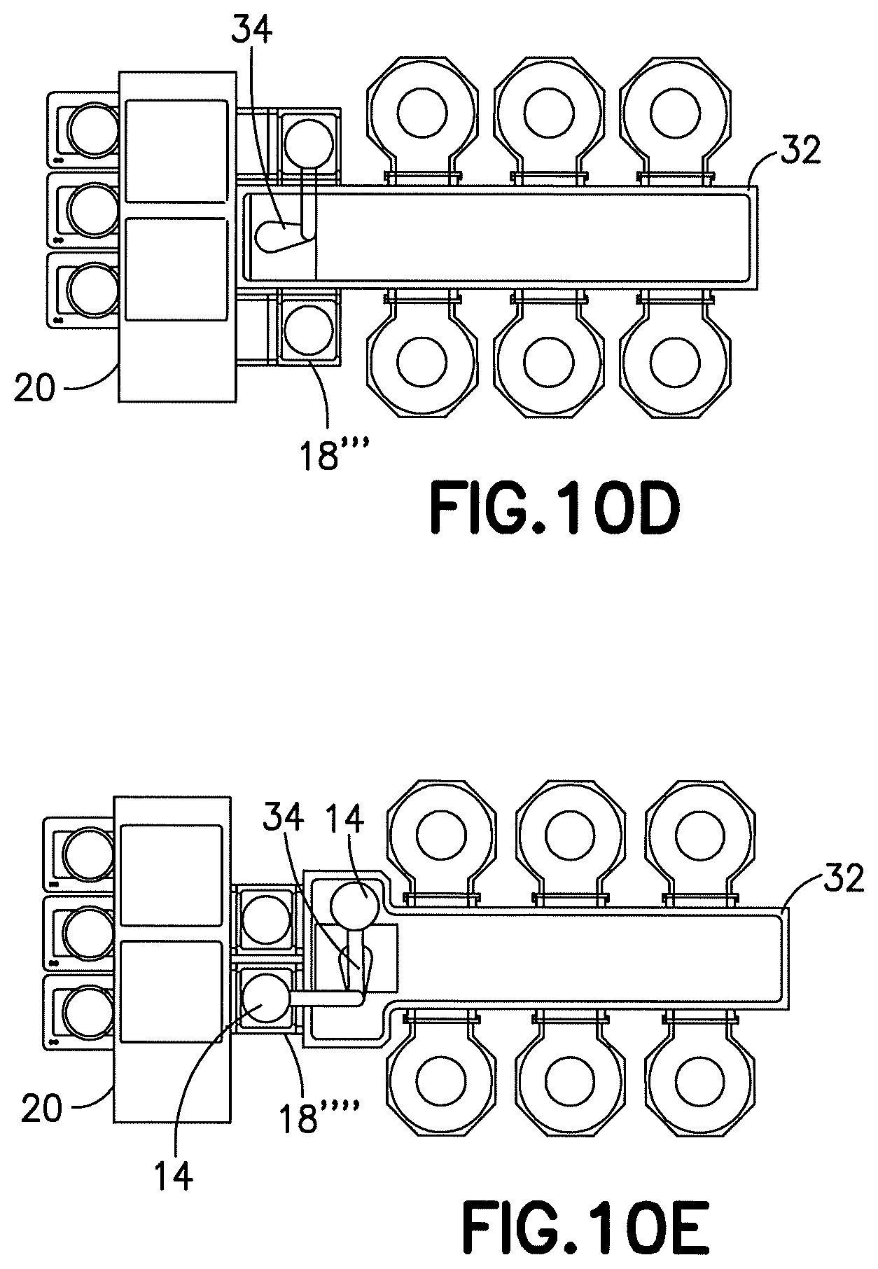 Patent US12103176 Figure 10 – Linear robot with two-link arm