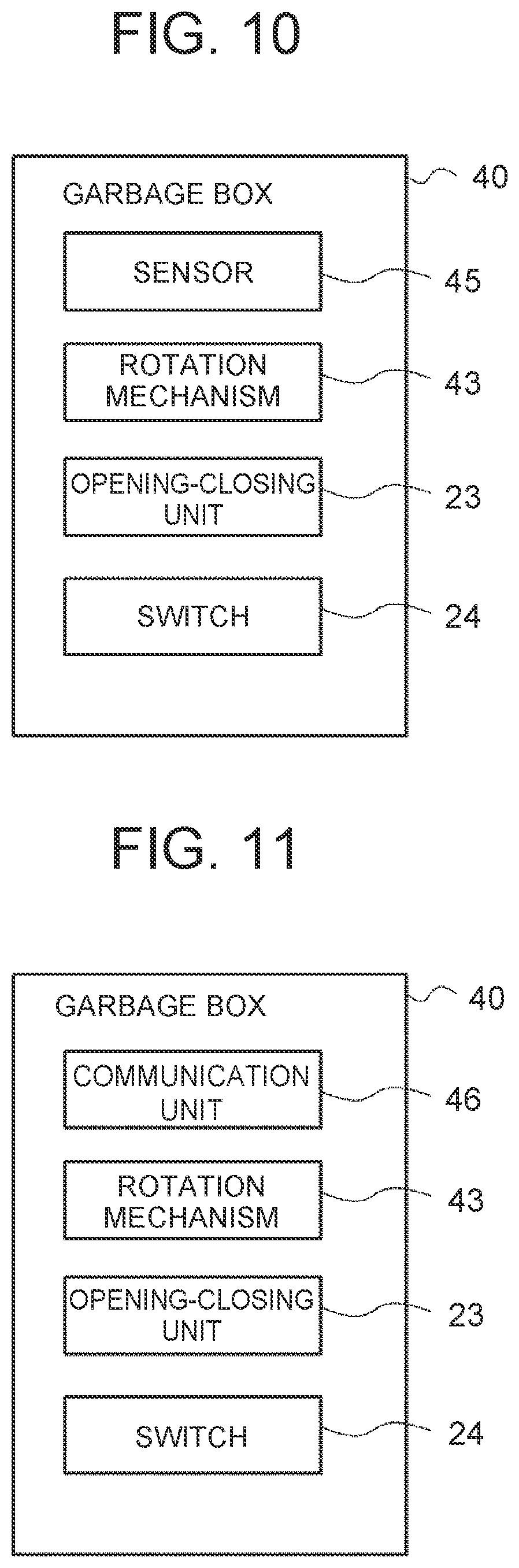 Patent US12103181 Figure 11 – Garbage box, garbage collection system, and garbage collection method