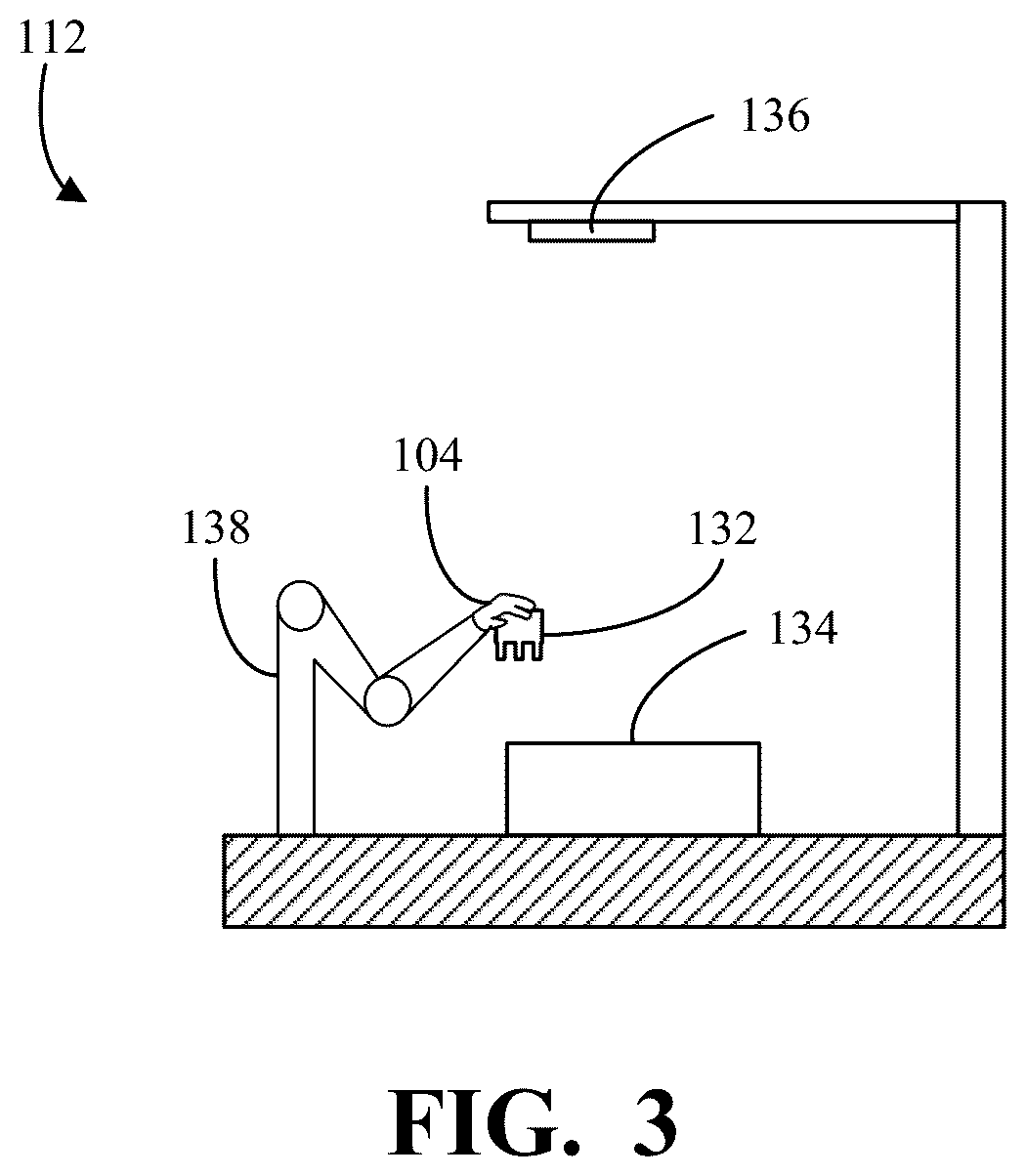 Patent US12103182 Figure 3 – Tactile robotic training platform