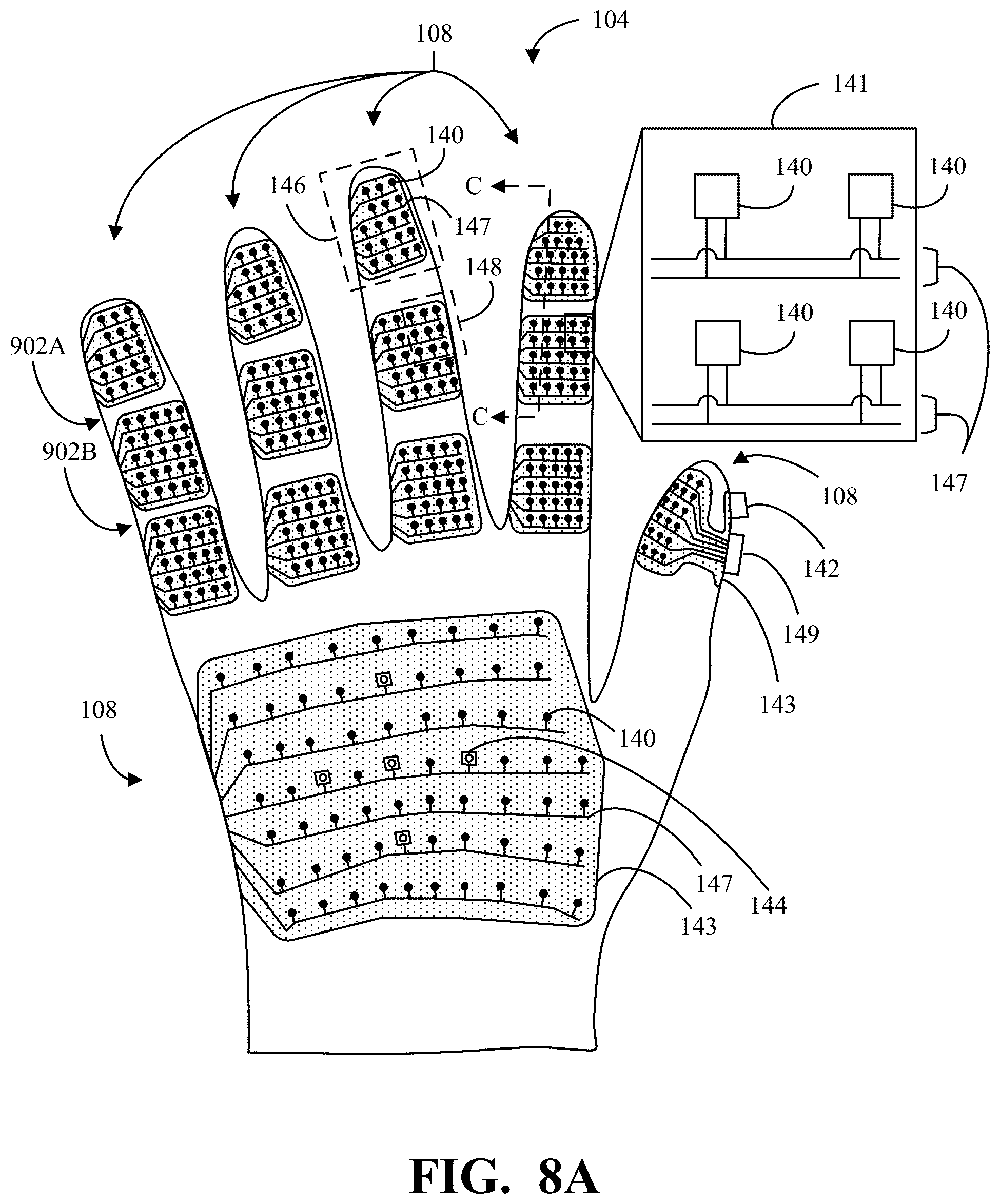 Patent US12103182 Figure 10 – Tactile robotic training platform
