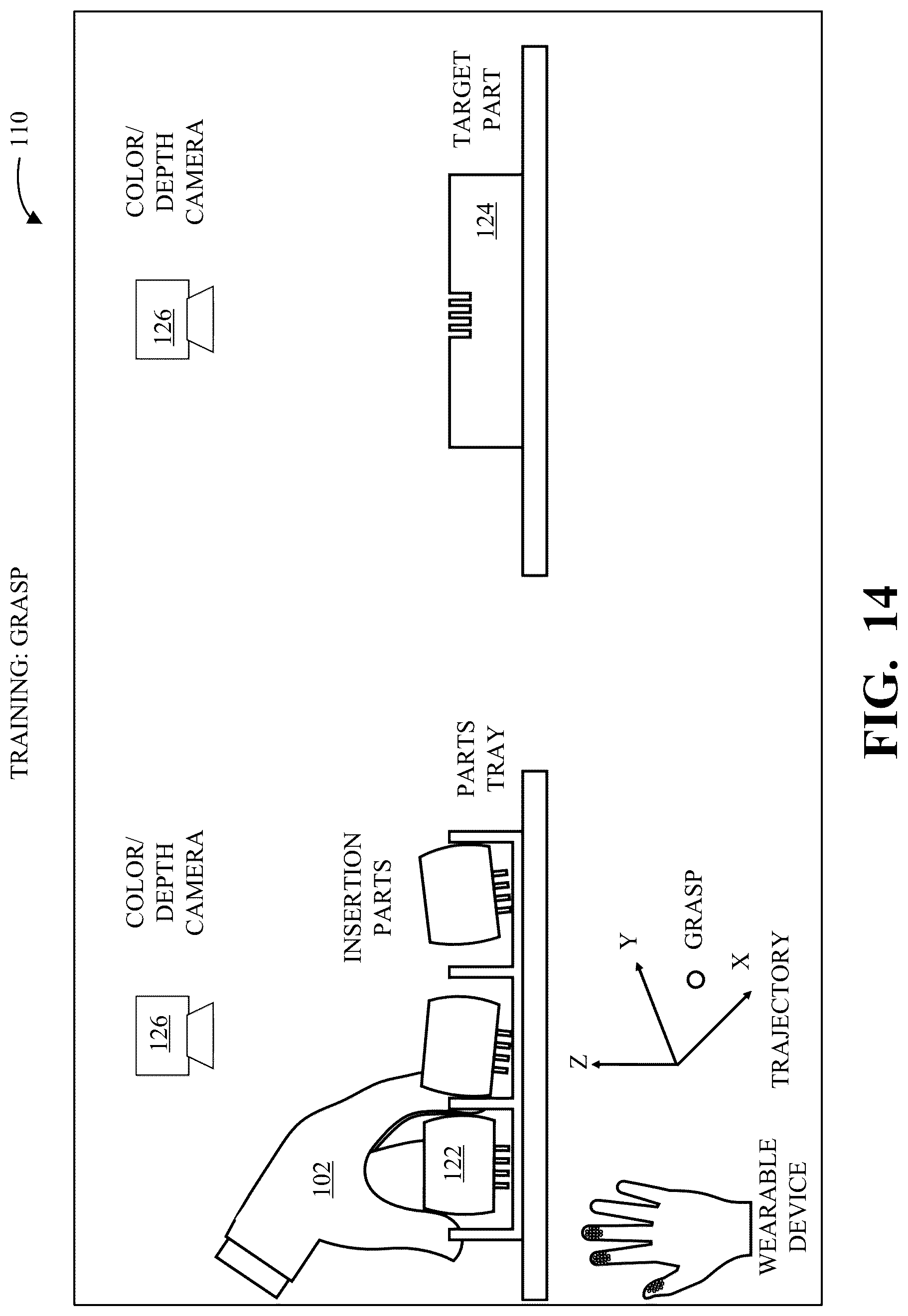 Patent US12103182 Figure 17 – Tactile robotic training platform