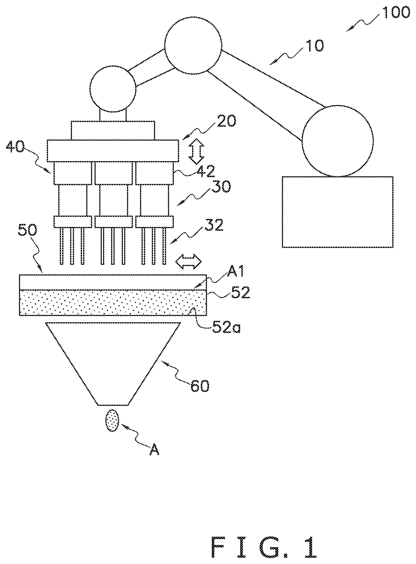 Patent US12103189 Figure 1 – Article discharge system
