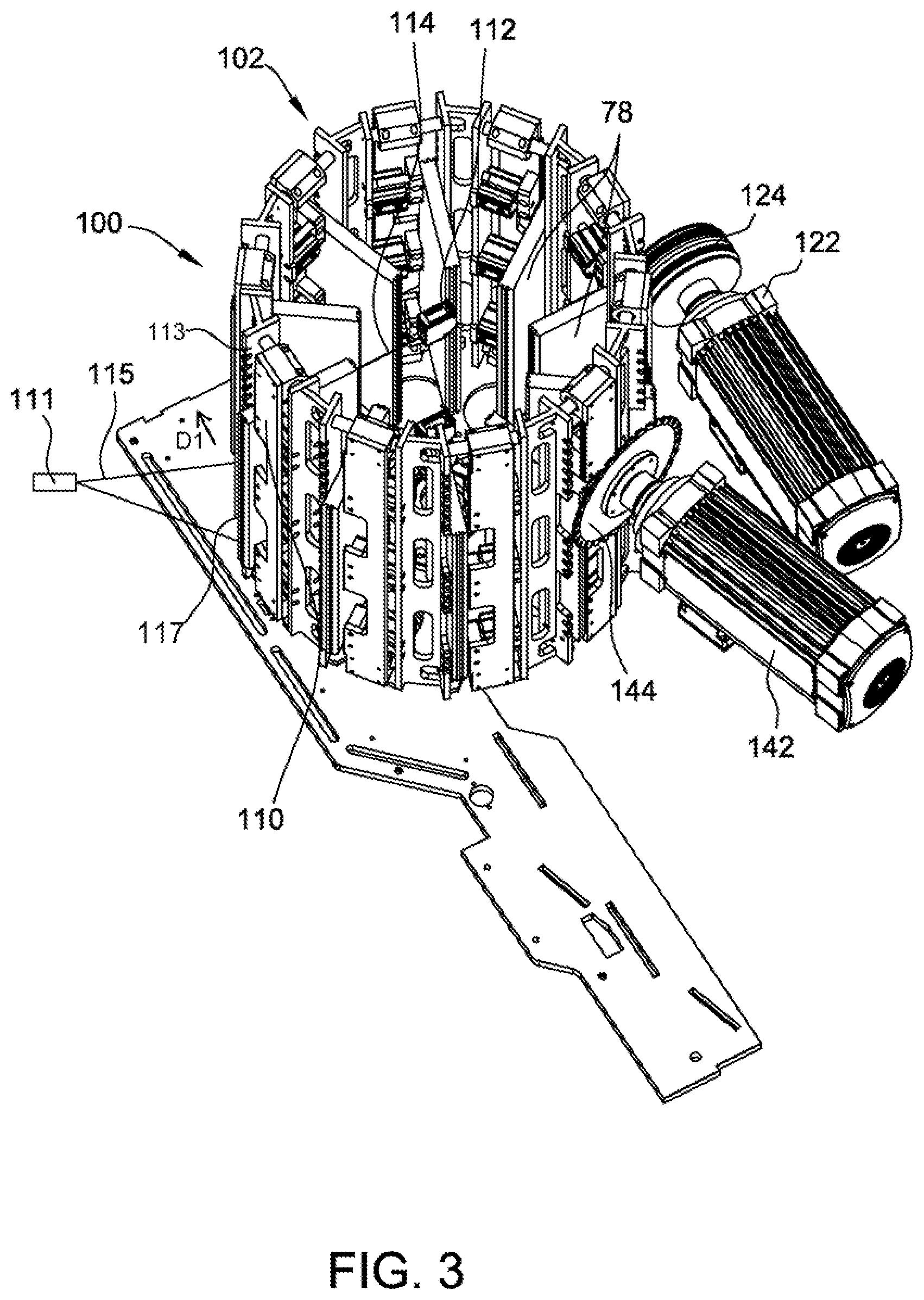 Patent US12103194 Figure 3 – Apparatus, systems, and methods for machining material