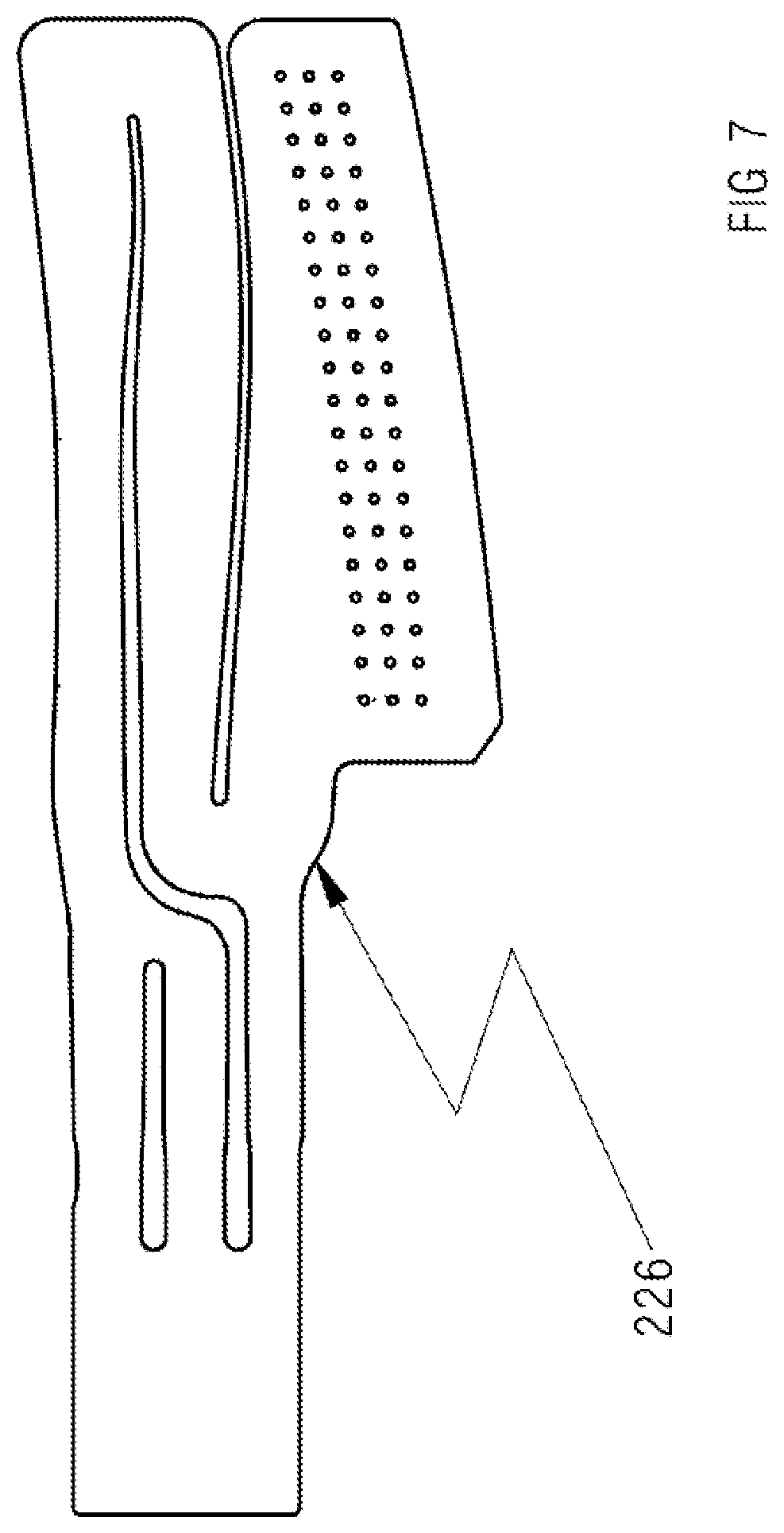 Patent US12103197 Figure 7 – Method and apparatus for improving core manufacturing for gas turbine components
