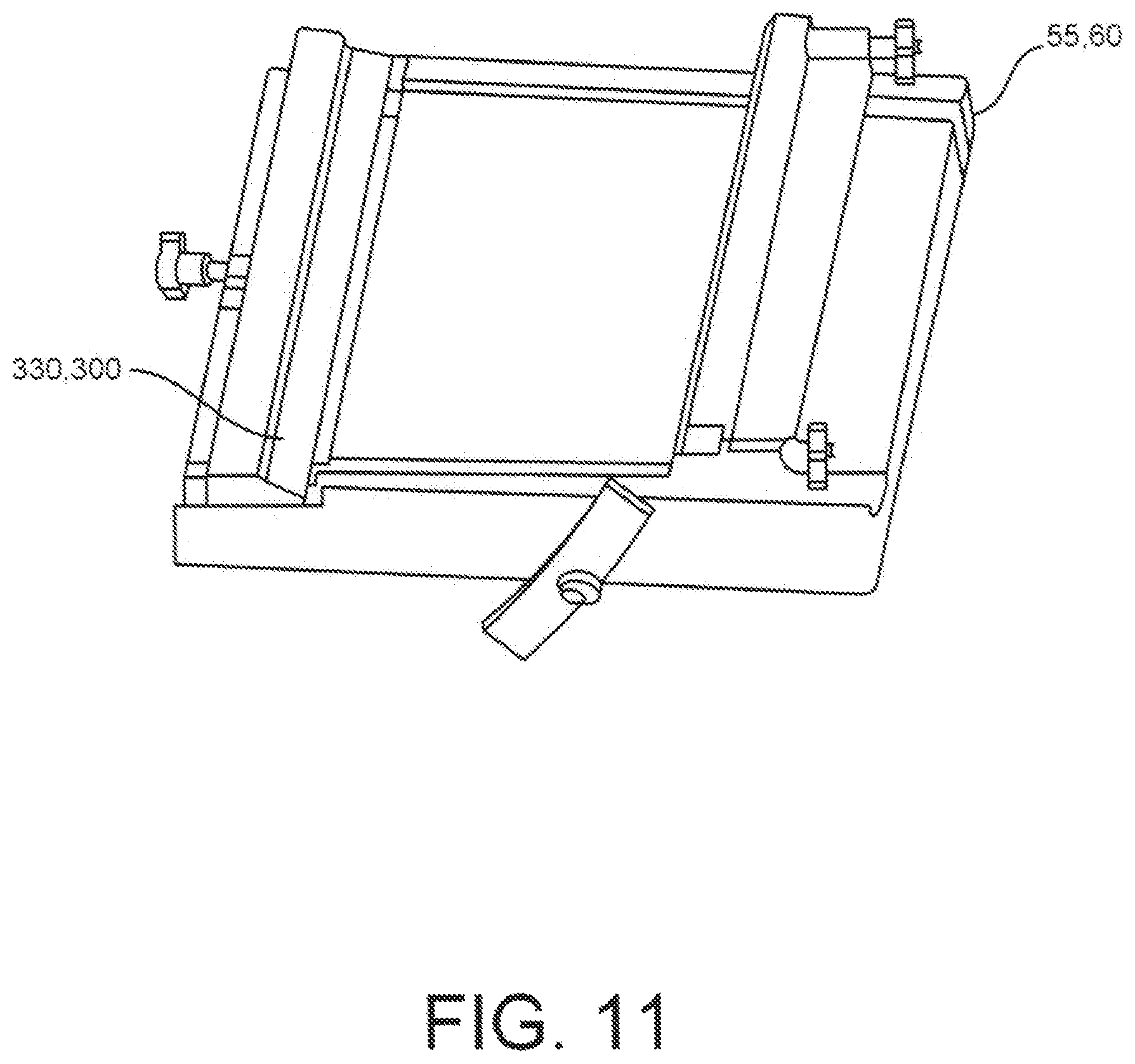 Patent US12103198 Figure 11 – Material trimming system