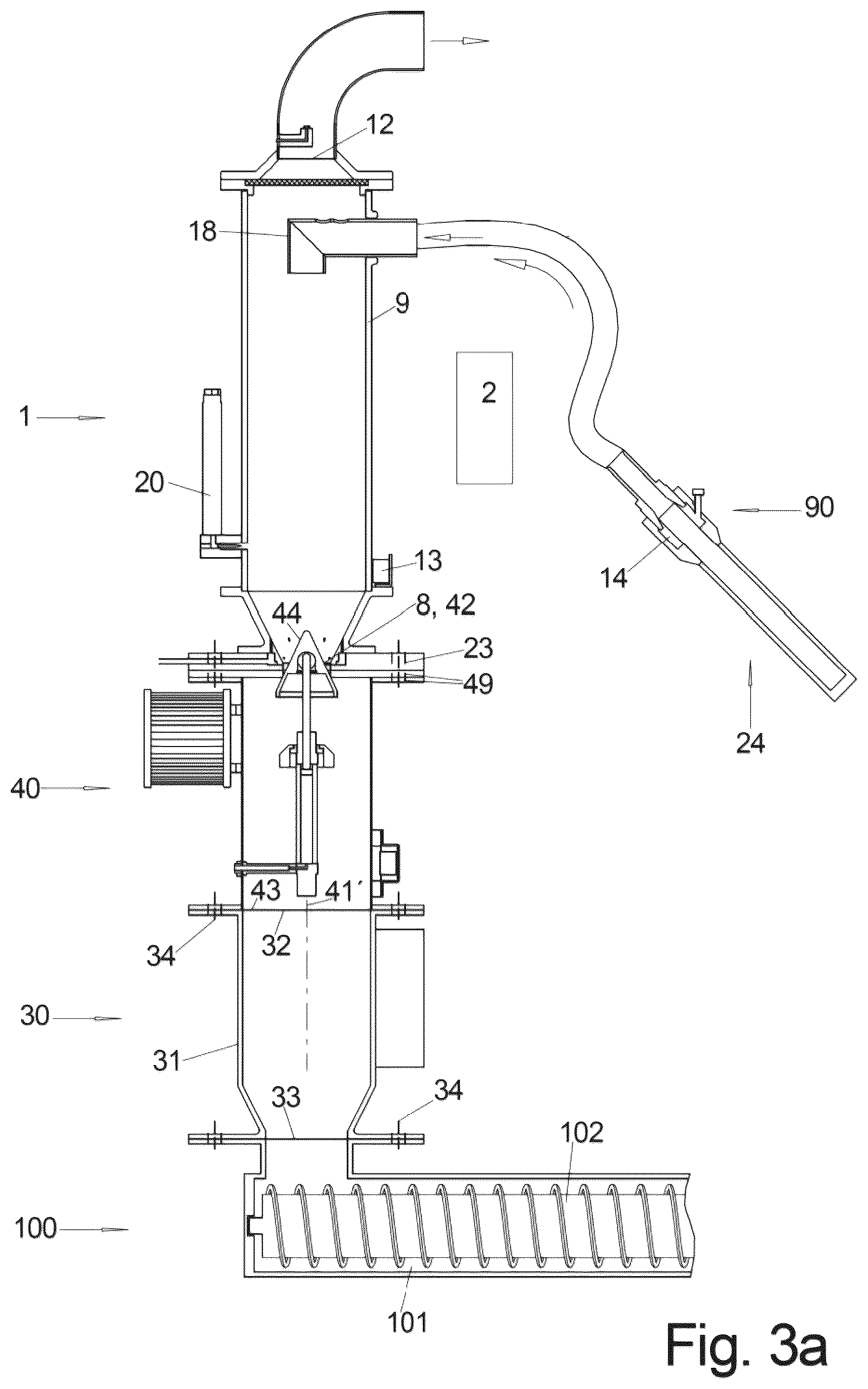 Patent US12103203 Figure 5 – Device, kit and method for treating bulk products