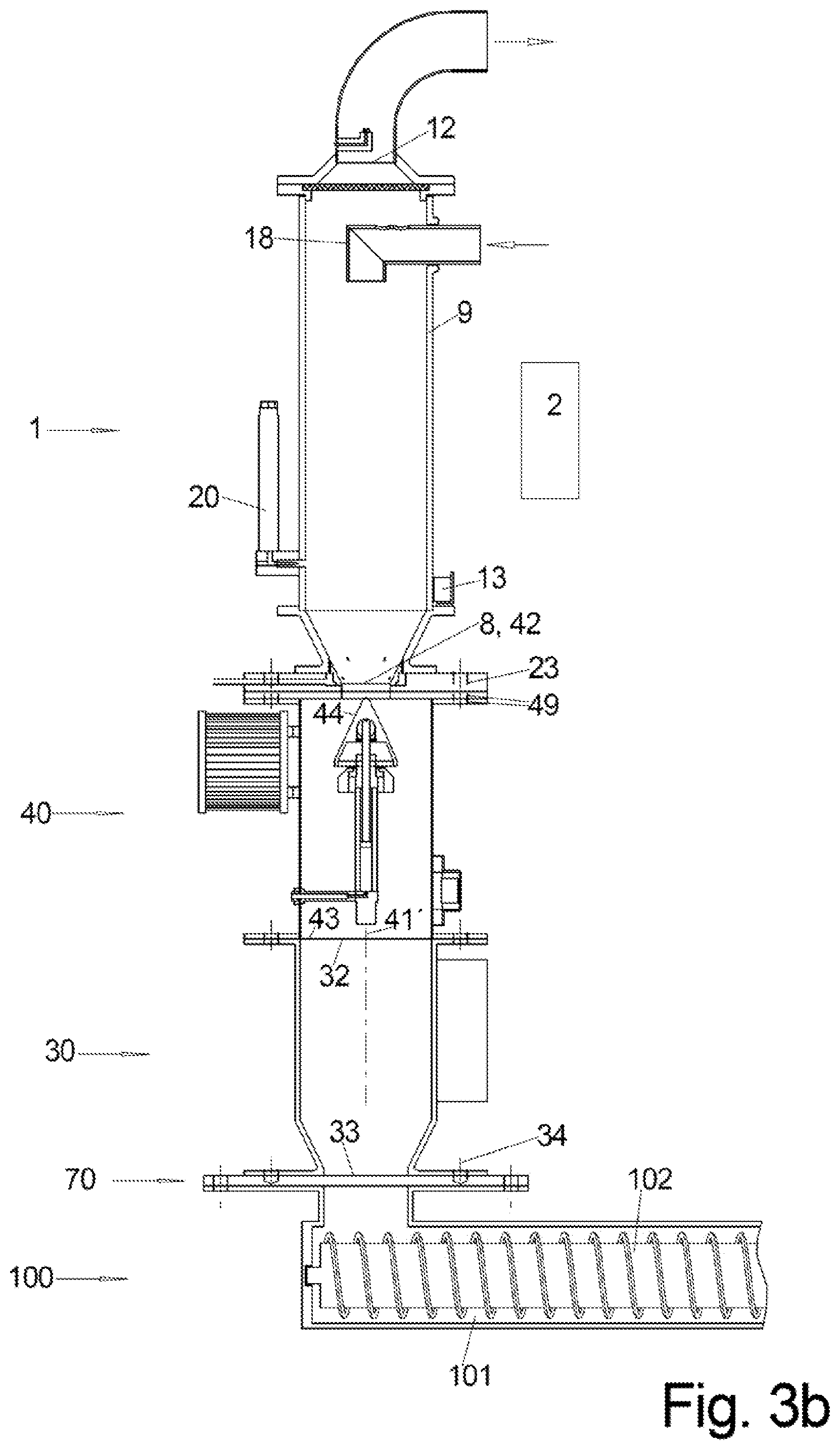Patent US12103203 Figure 6 – Device, kit and method for treating bulk products