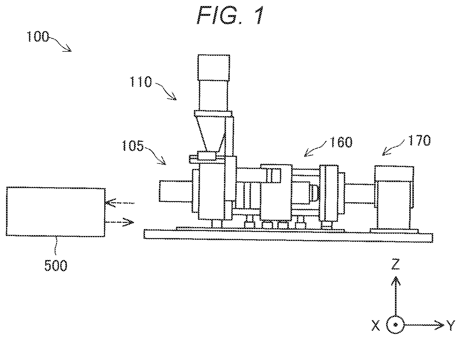 Patent US12103211 Figure 1 – Plasticizing device, injection molding device, and three-dimensional modeling device