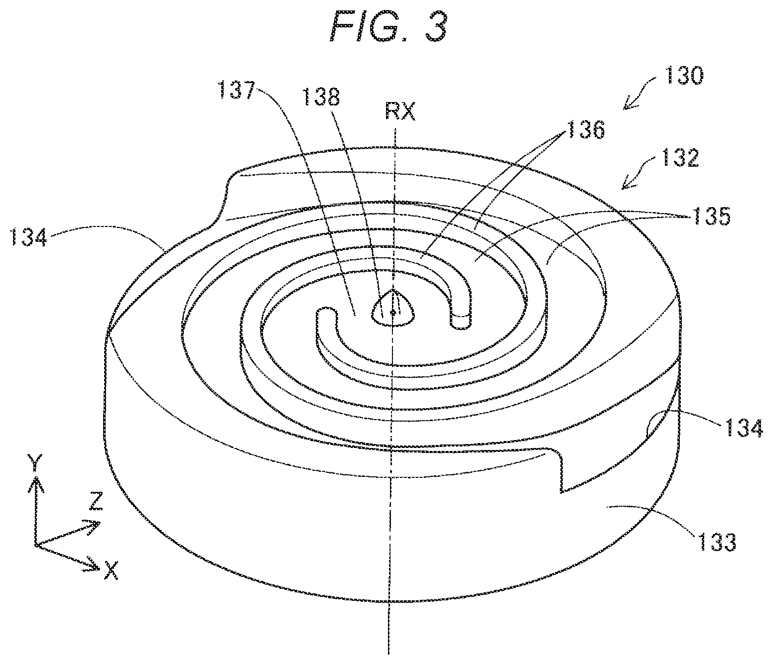 Patent US12103211 Figure 3 – Plasticizing device, injection molding device, and three-dimensional modeling device