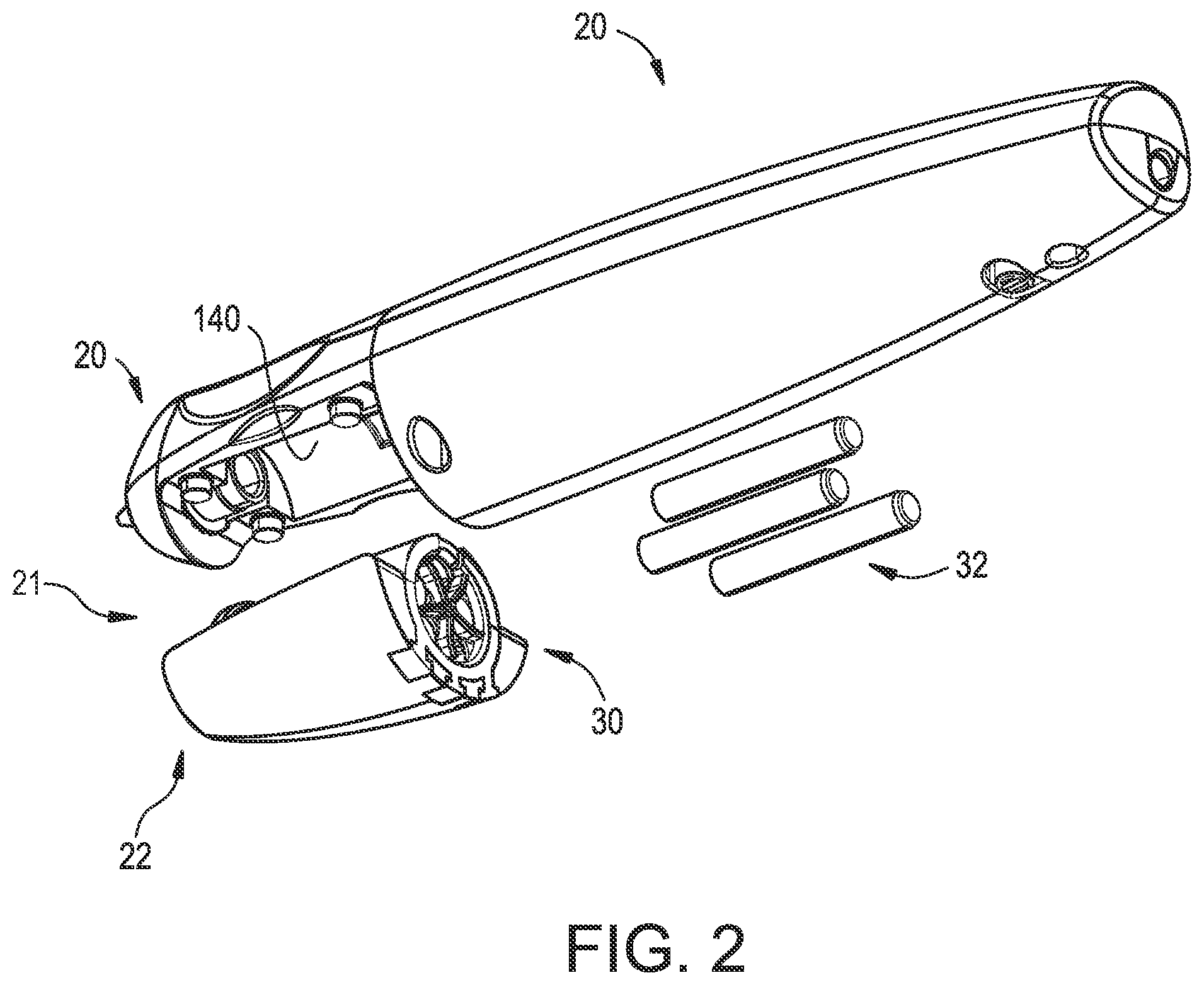Patent US12103214 Figure 2 – Hand-held three-dimensional drawing device