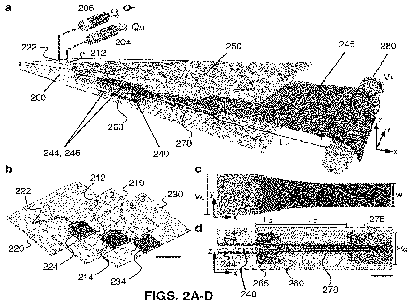Patent US12103216 Figure 2 – Fluidic systems, devices and methods for inducing anisotropy in polymeric materials