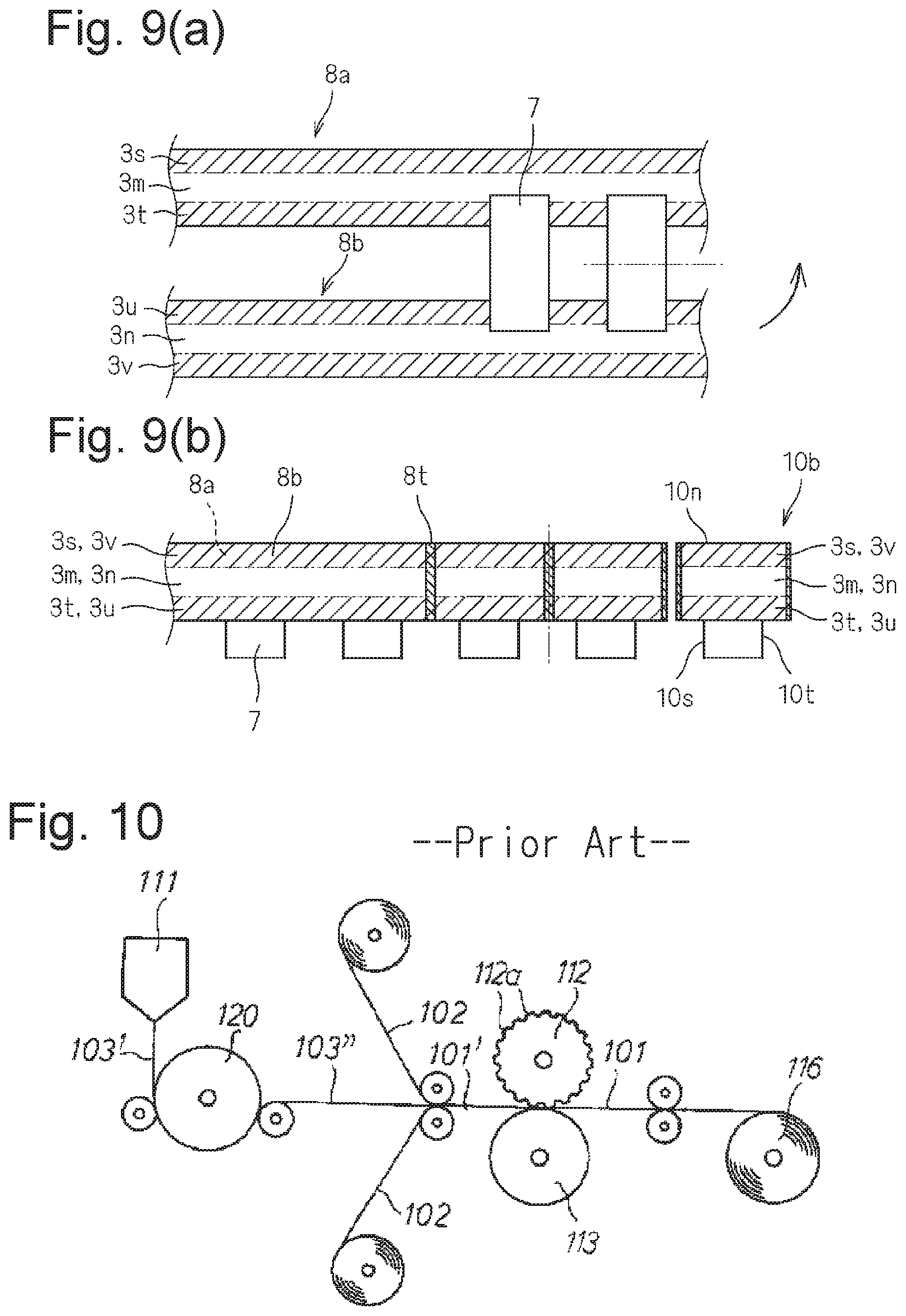 Patent US12103217 Figure 6 – Stretchable sheet manufacturing method