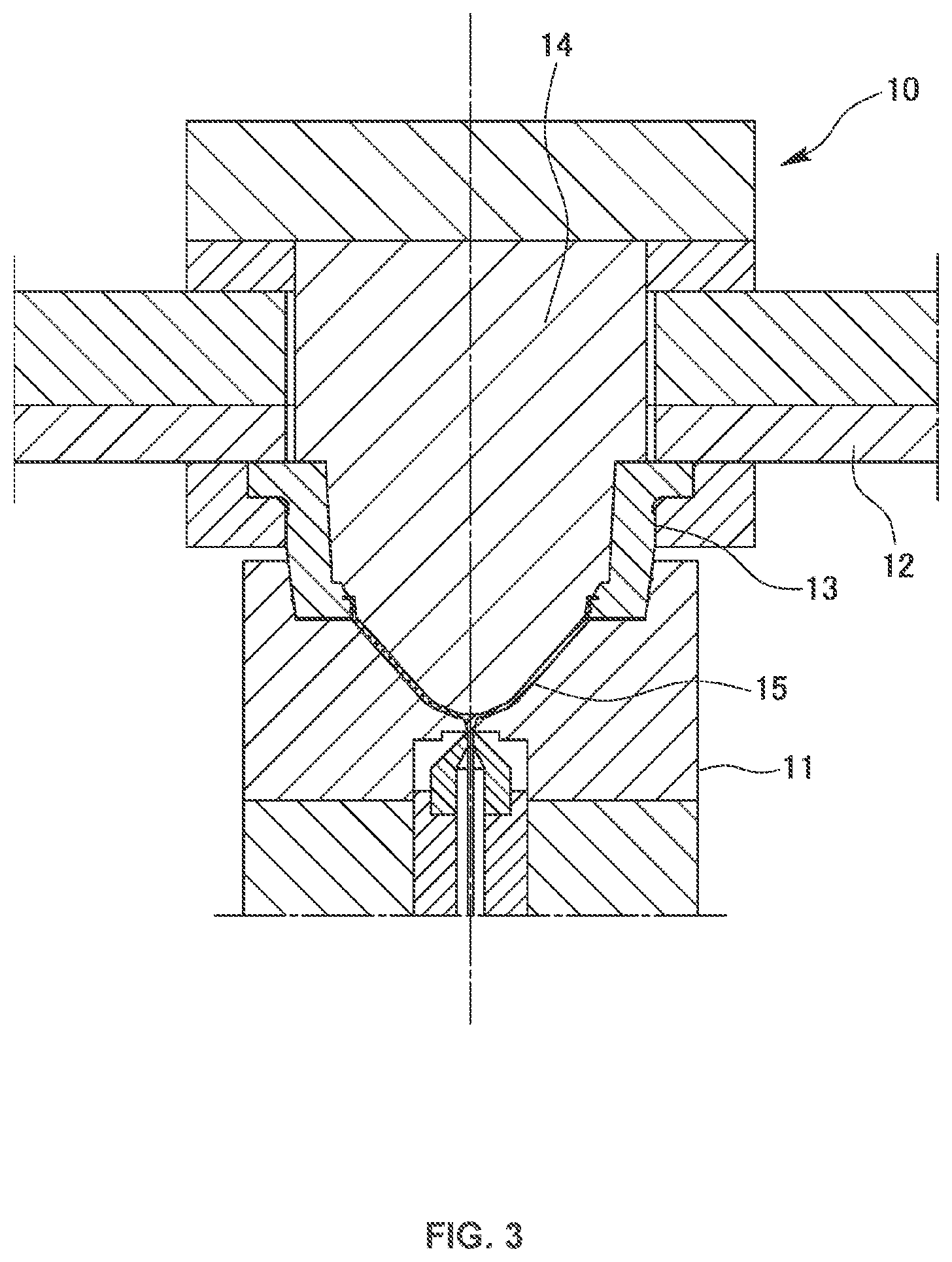 Patent US12103218 Figure 3 – Method for producing hollow molded article and injection stretch blow molding machine