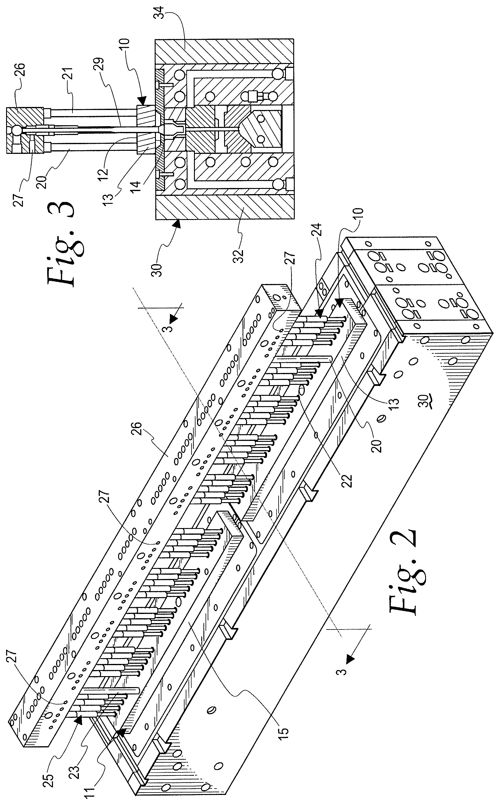 Patent US12103220 Figure 2 – Nozzle alignment fixture