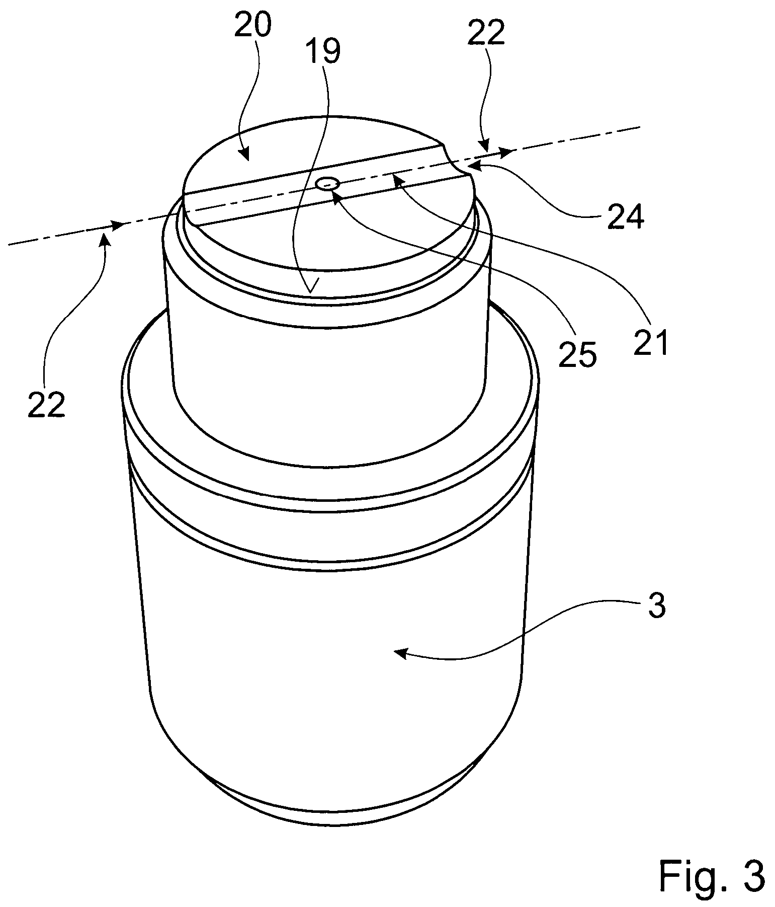 Patent US12103226 Figure 3 – Device for treating or inspecting a material, use of the device