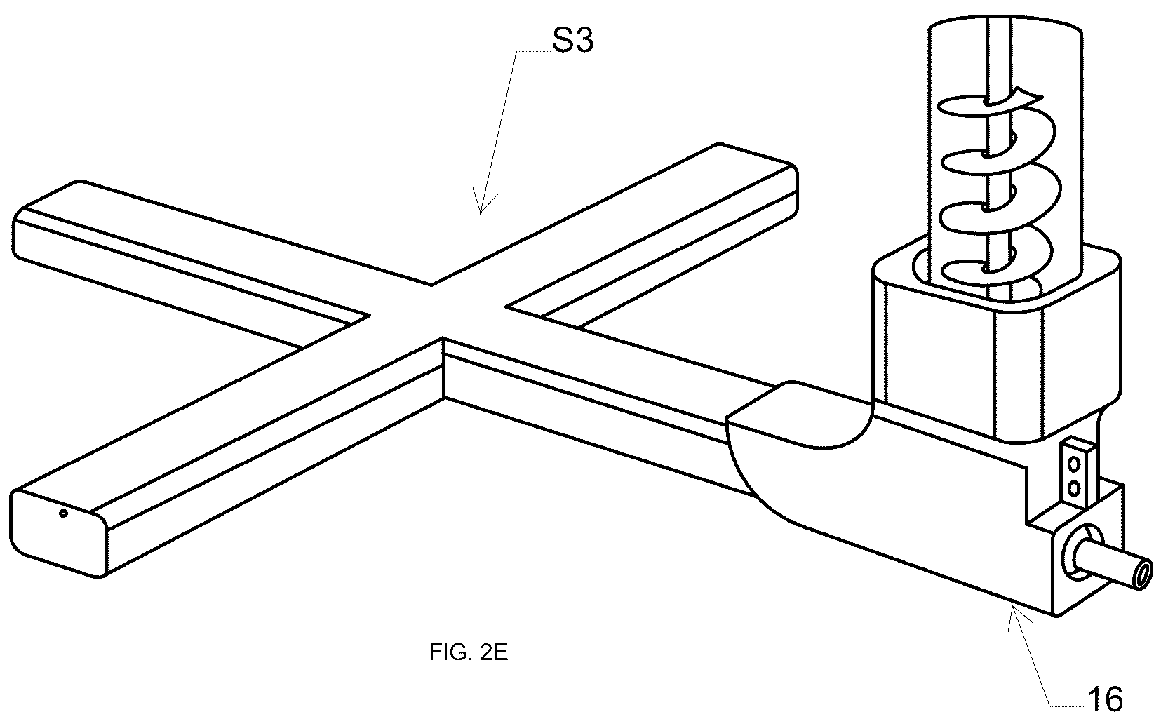 Patent US12103232 Figure 6 – Three-dimensional printing of reinforced concrete and nozzle therefor