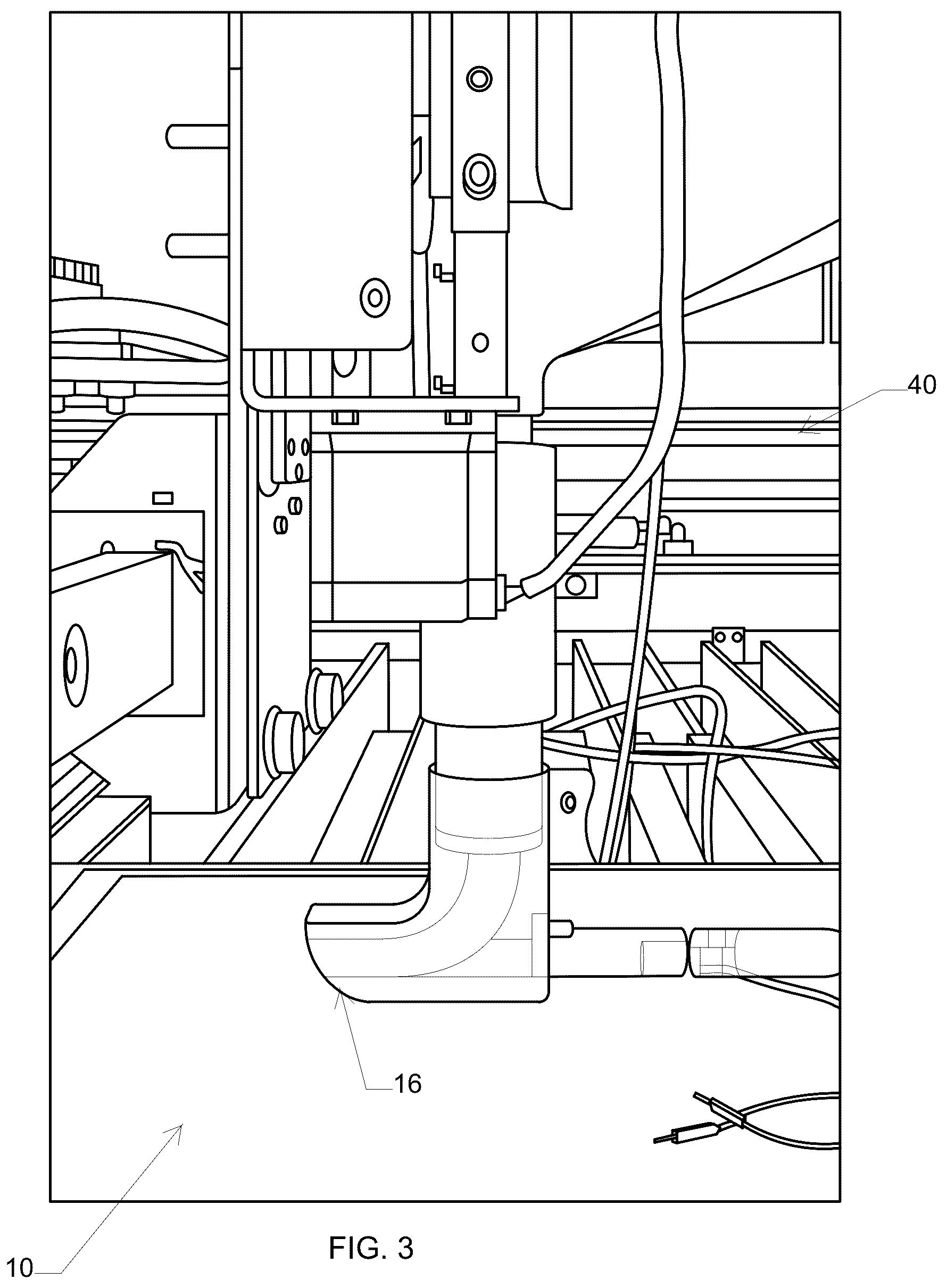 Patent US12103232 Figure 8 – Three-dimensional printing of reinforced concrete and nozzle therefor