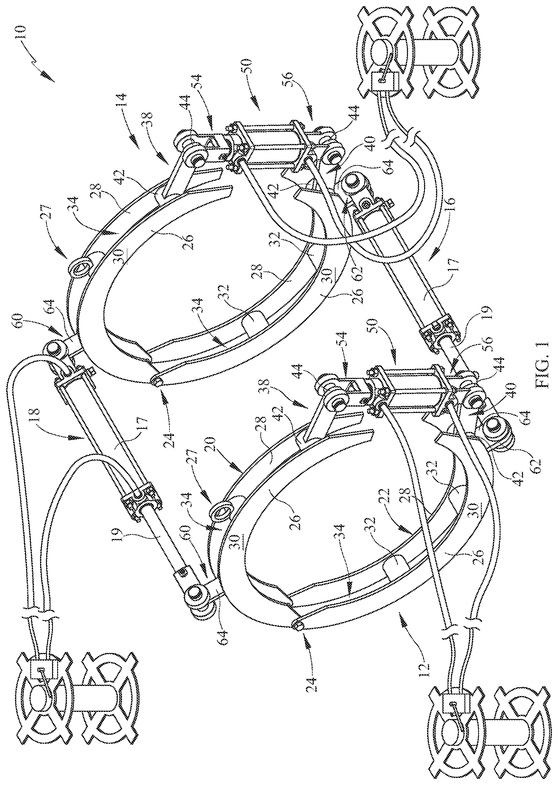 Patent US12103247 Figure 1 – Assembly and method of coupling pipes