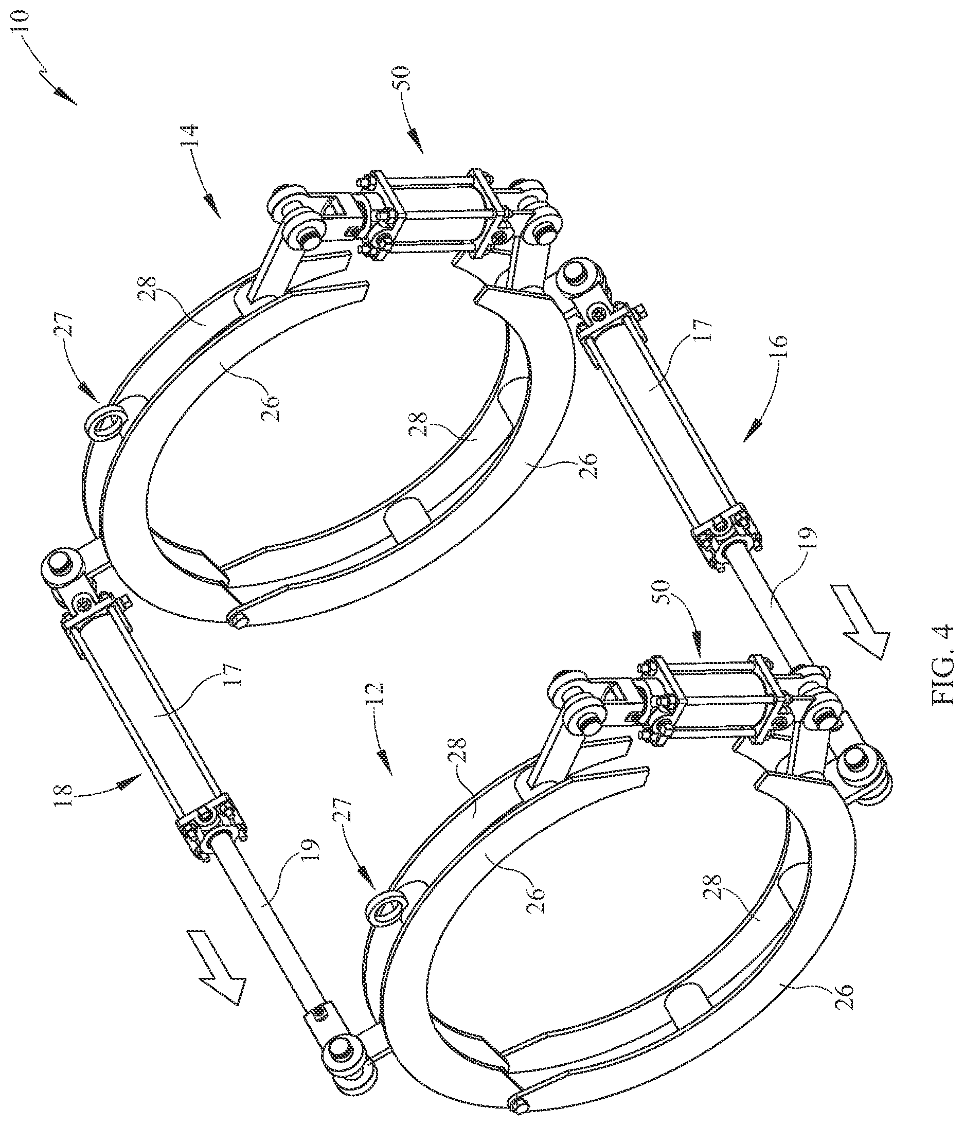 Patent US12103247 Figure 4 – Assembly and method of coupling pipes
