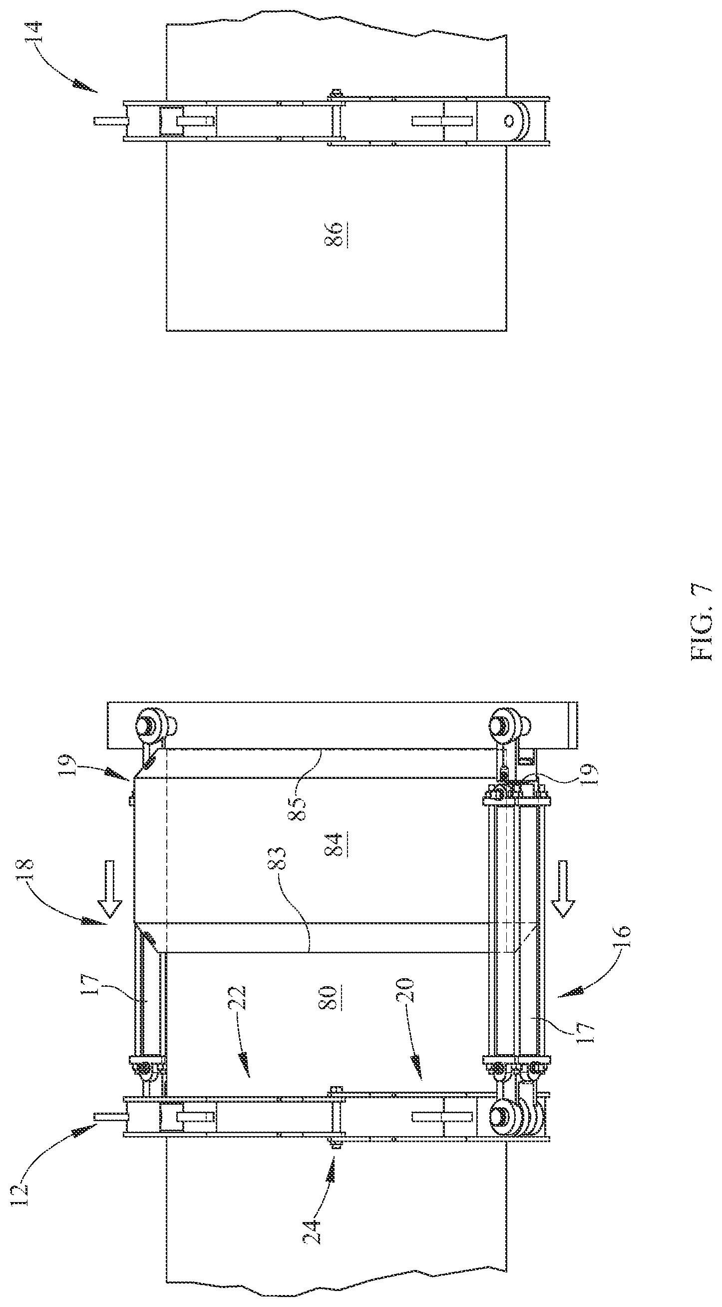 Patent US12103247 Figure 7 – Assembly and method of coupling pipes