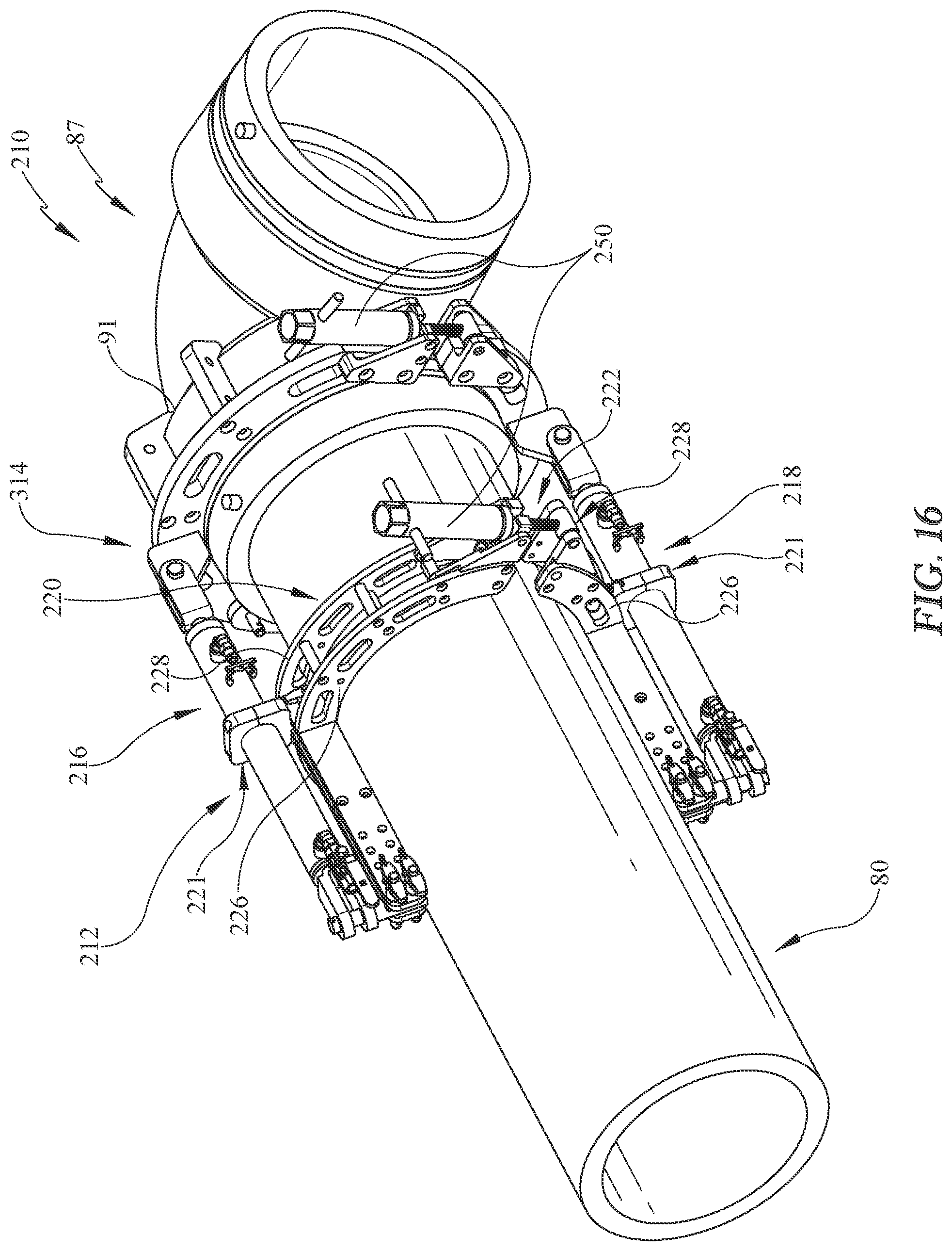Patent US12103247 Figure 16 – Assembly and method of coupling pipes