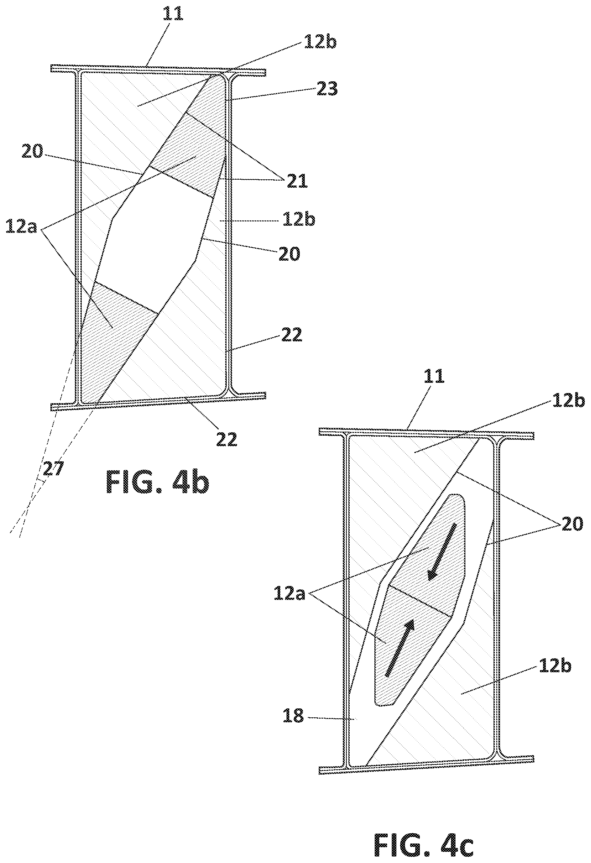 Patent US12103250 Figure 4 – Device comprising multiple longitudinal mandrels forming a mold for manufacturing a composite part