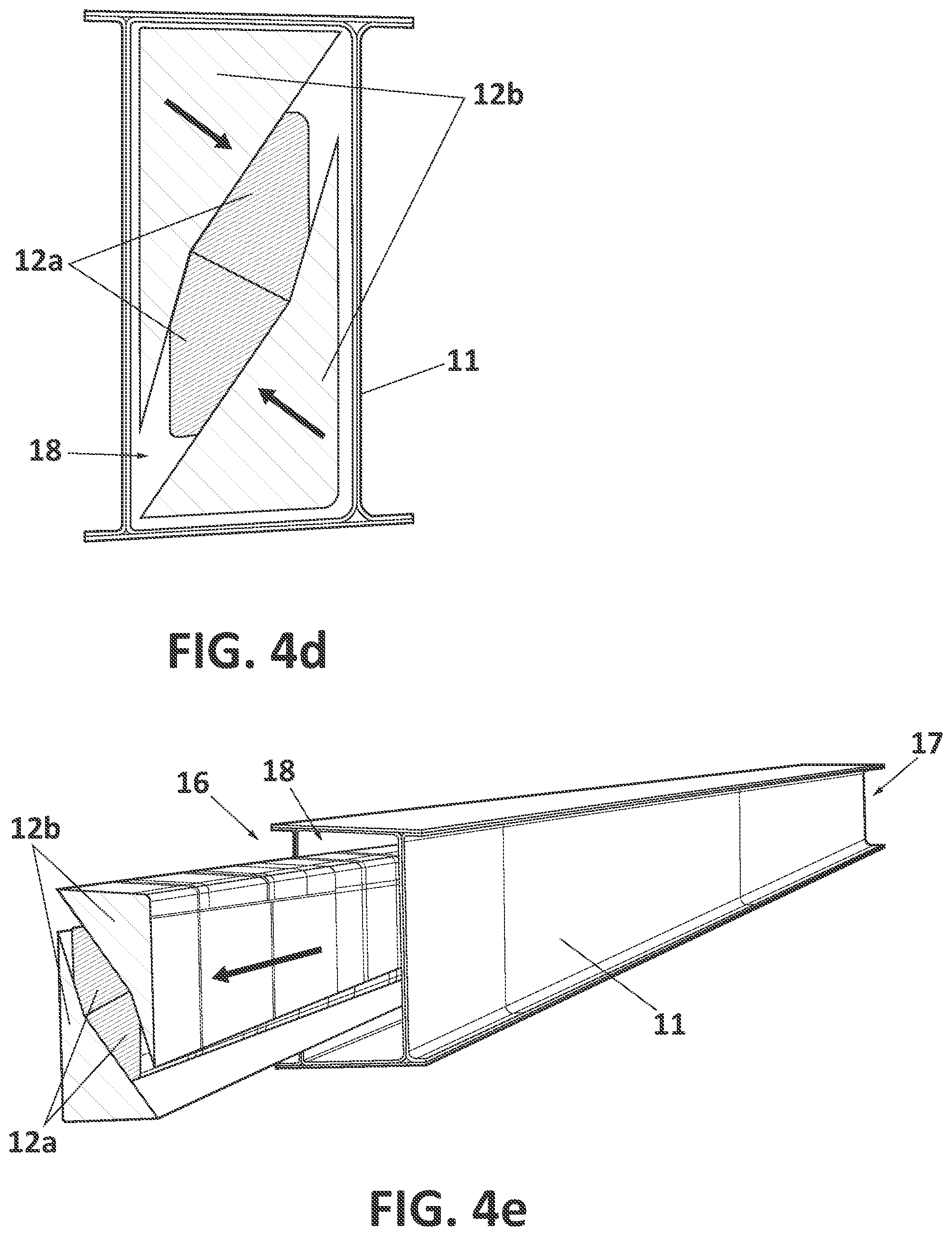 Patent US12103250 Figure 5 – Device comprising multiple longitudinal mandrels forming a mold for manufacturing a composite part