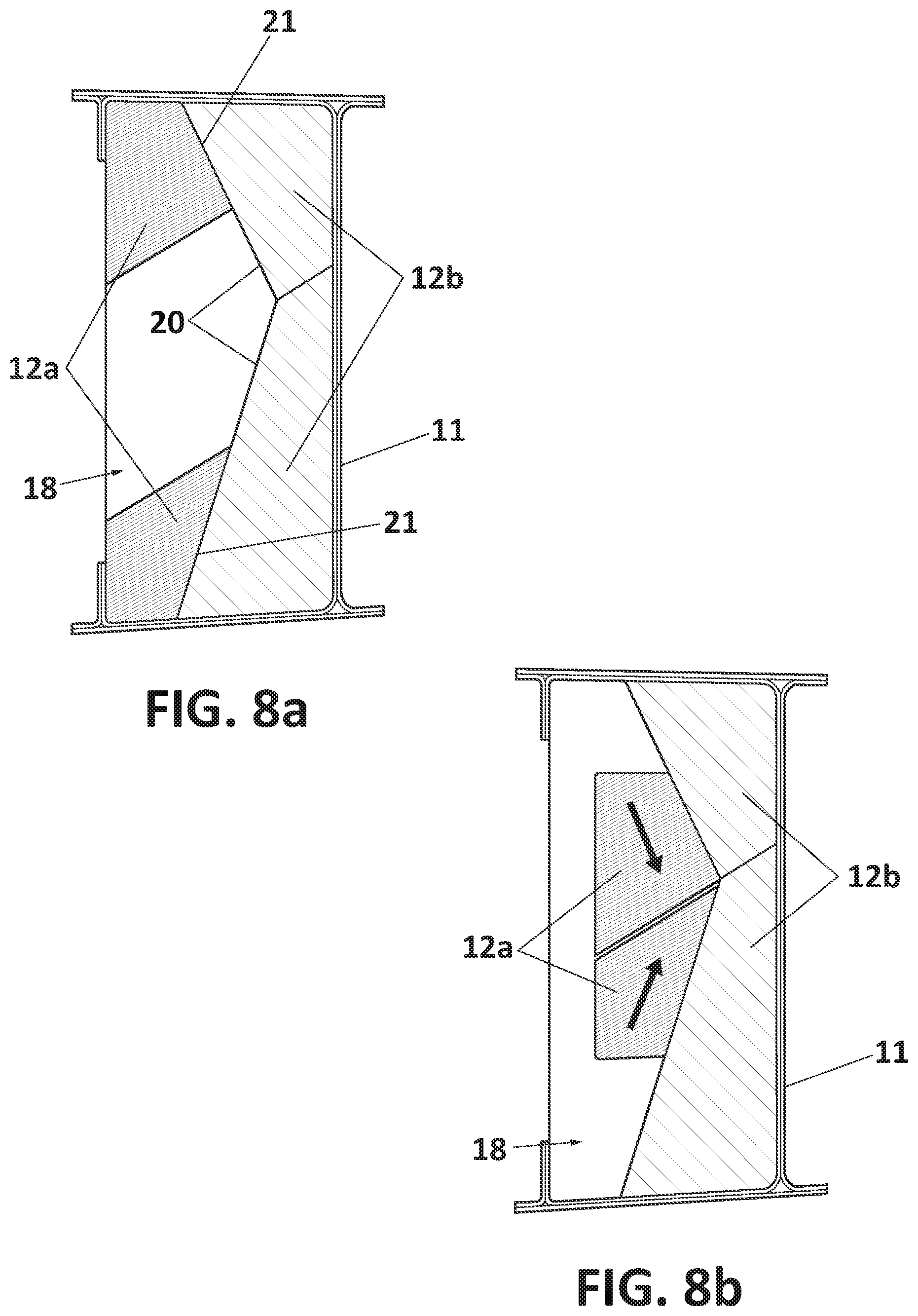 Patent US12103250 Figure 9 – Device comprising multiple longitudinal mandrels forming a mold for manufacturing a composite part