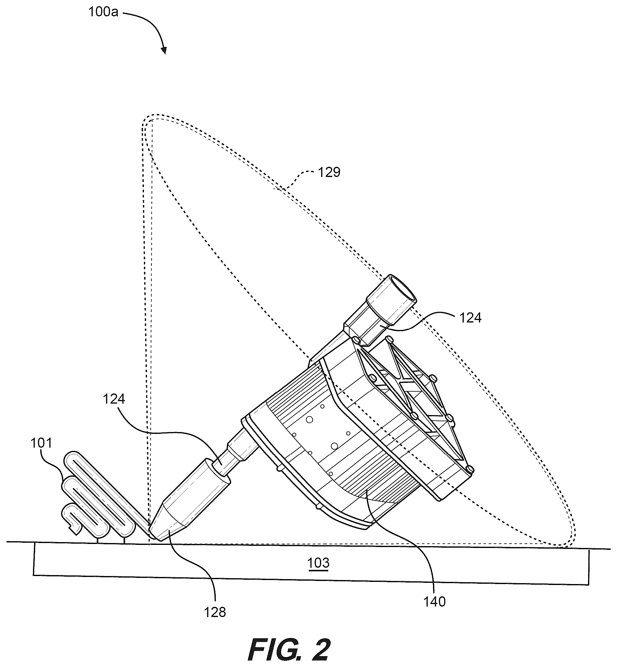 Patent US12103253 Figure 2 – High intensity light curing for three-dimensional printing
