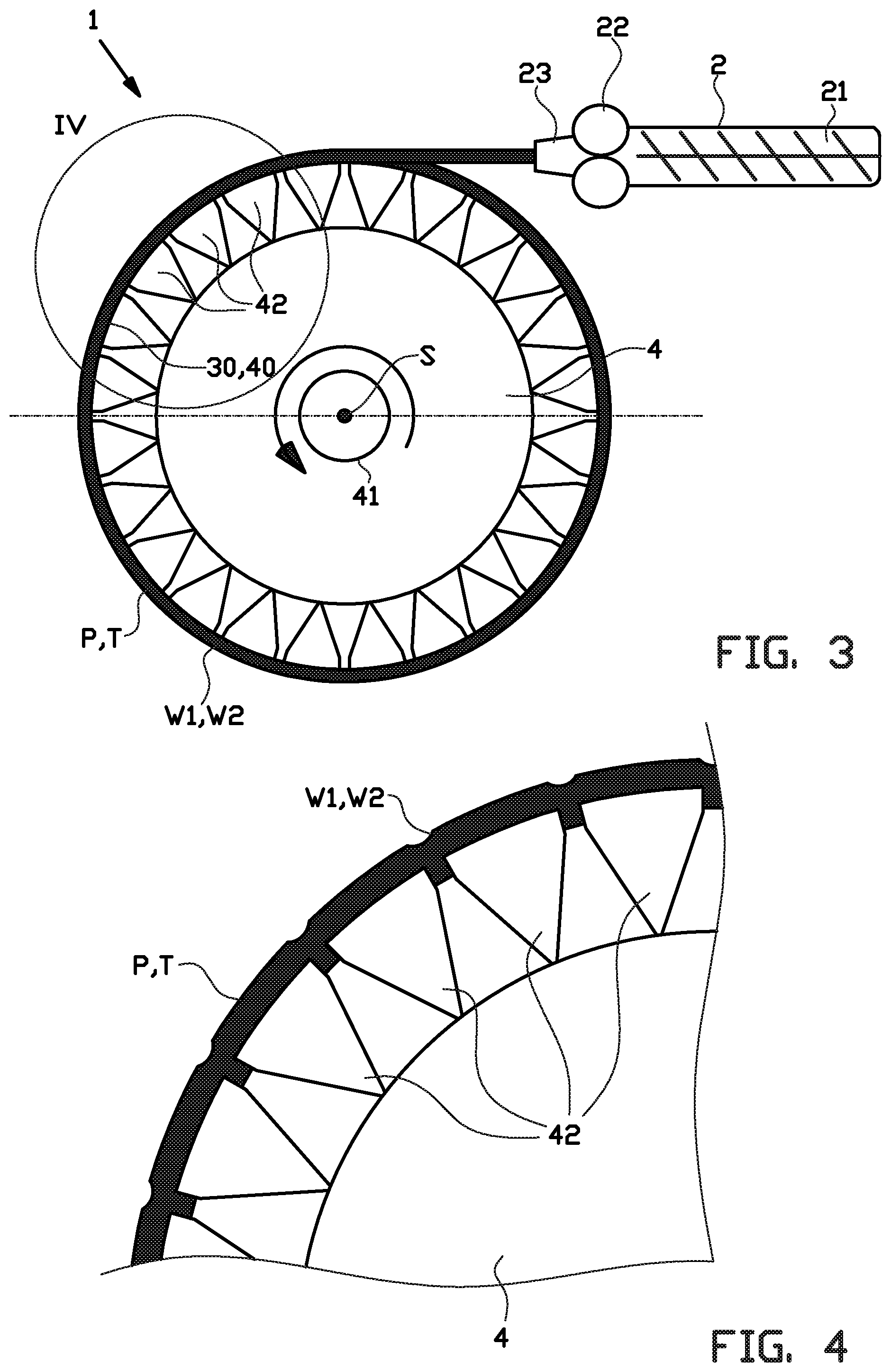Patent US12103258 Figure 3 – Tire building method and tire building system, in particular for strip-winding