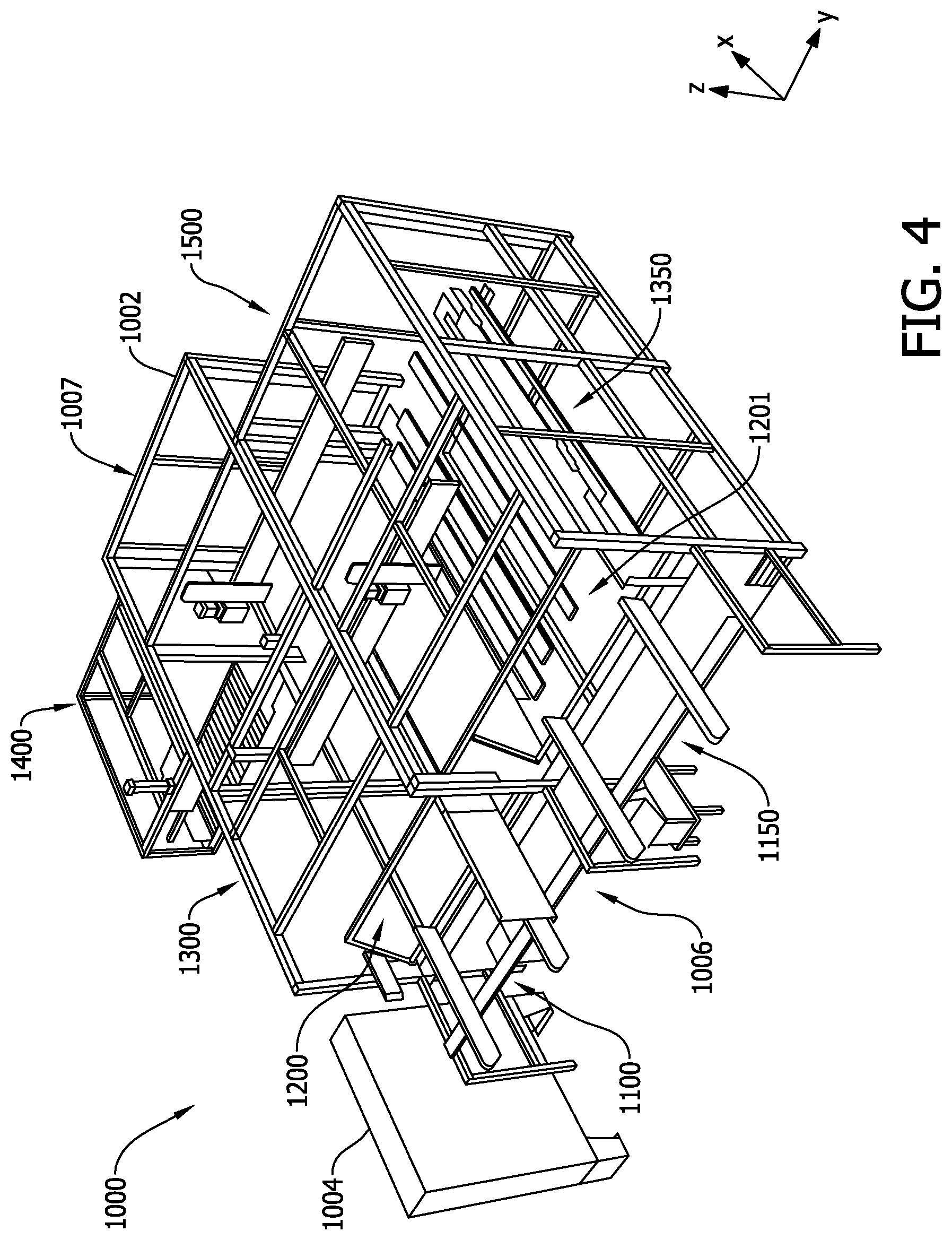 Patent US12103260 Figure 4 – Machine and methods for attaching a tray blank to a cover blank