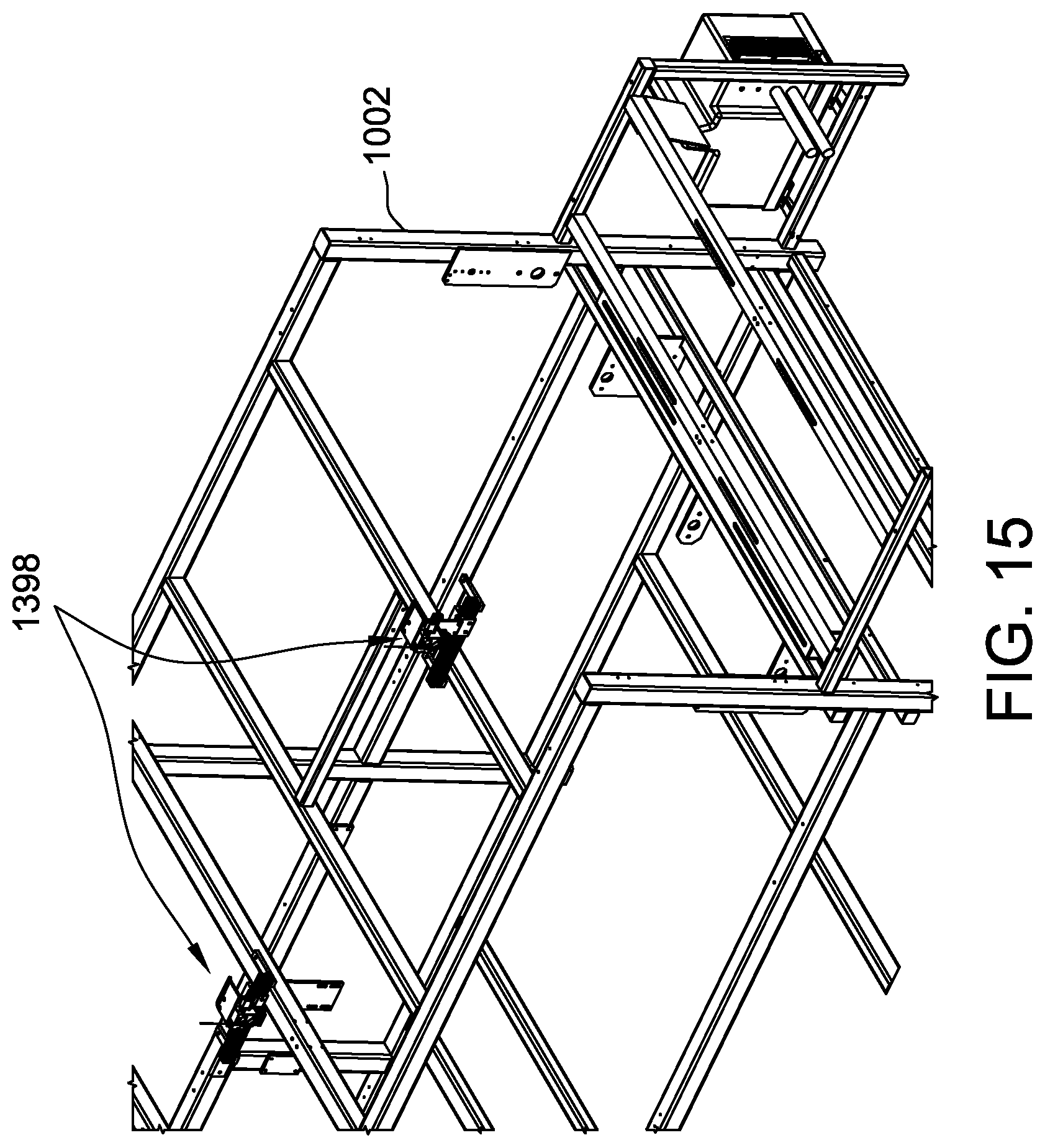 Patent US12103260 Figure 15 – Machine and methods for attaching a tray blank to a cover blank