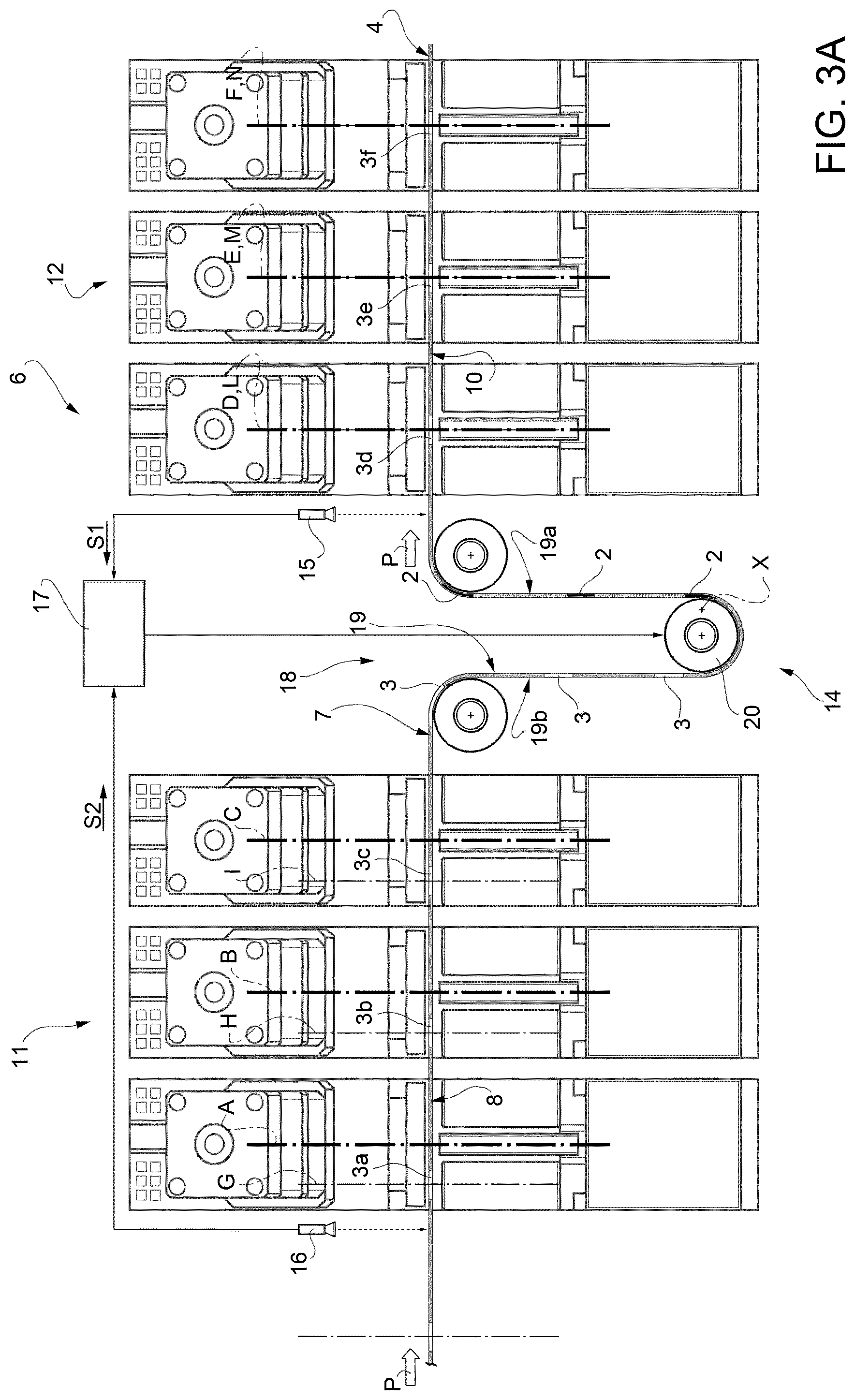 Patent US12103262 Figure 3 – Unit and method for applying opening devices to a web of packaging material