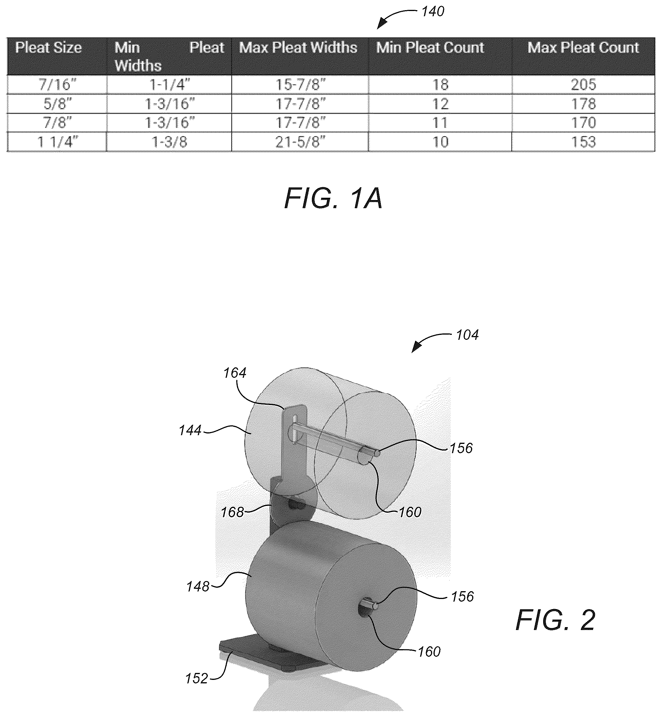Patent US12103264 Figure 2 – Pleated filter preparation system