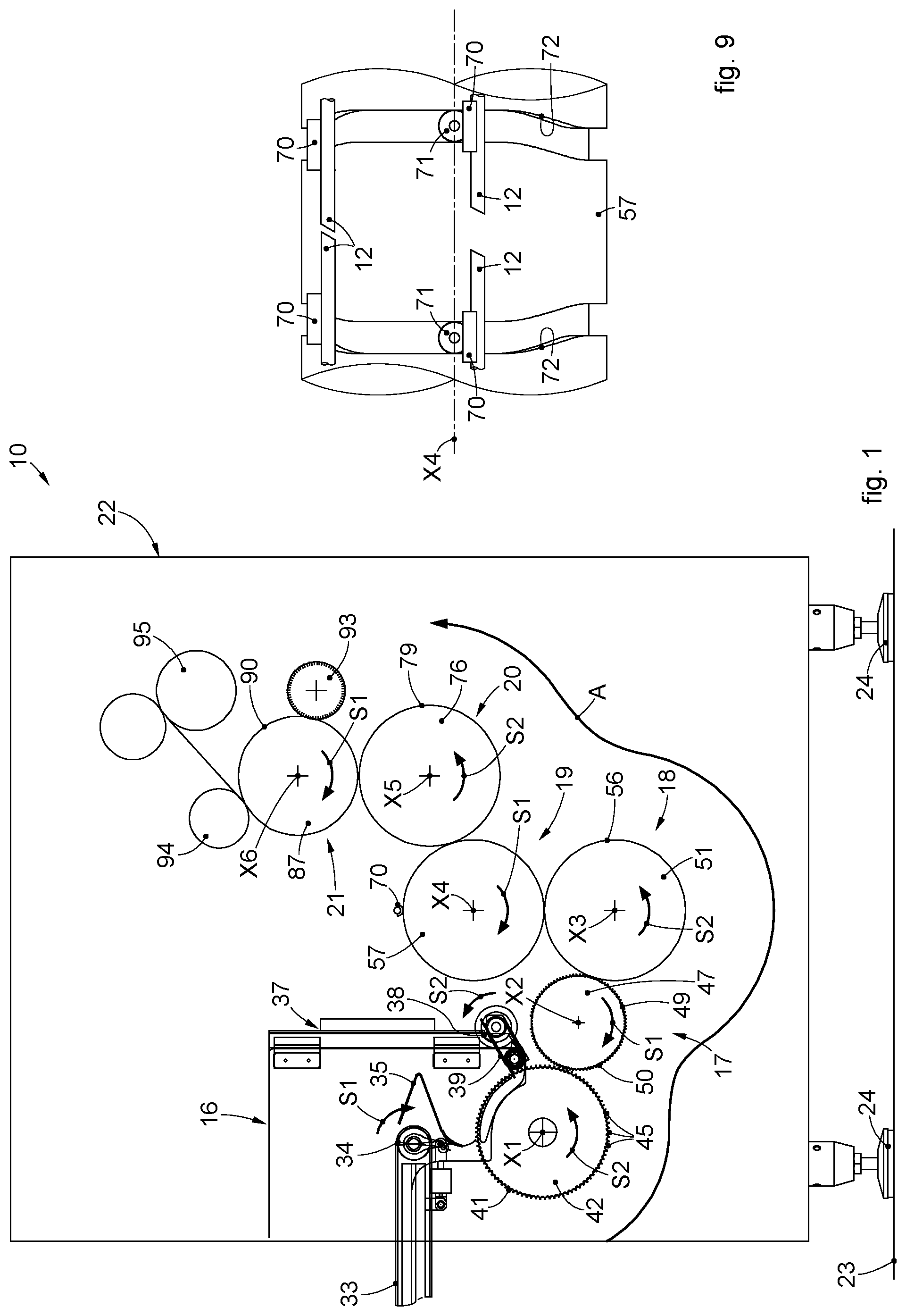 Patent US12103265 Figure 1 – Machine and method for the automated production of straws